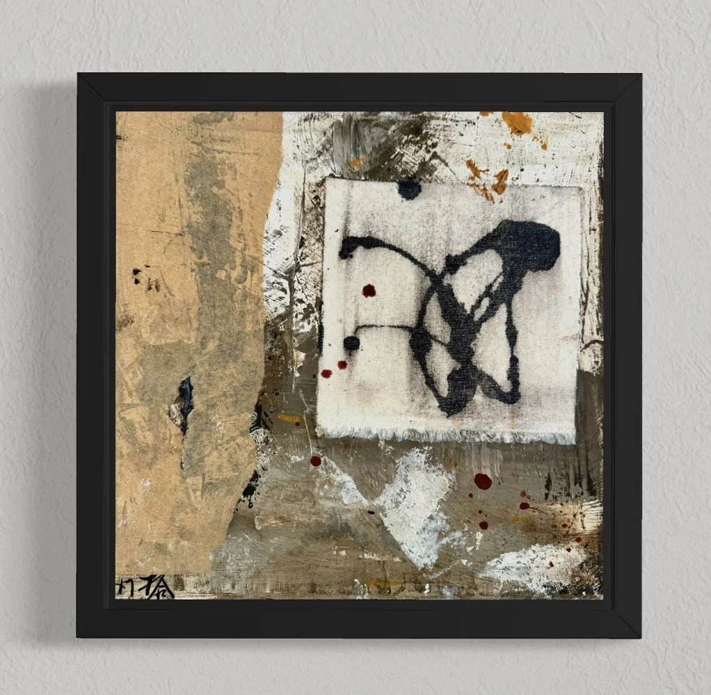 What Was Left Uncovered 12 x 12 Mixed Media