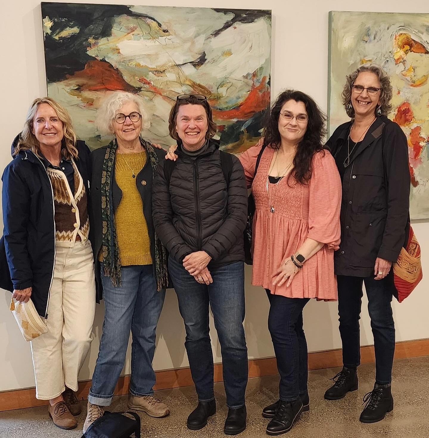 It&rsquo;s always fun to spend the day with other artists!  We went to Sharon and her daughter, Lindsey Carr&rsquo;s exhibit at Pierce Collage Puyallup.  Each artist contributed several paintings and there were a few collaborations.  All gorgeous!  D