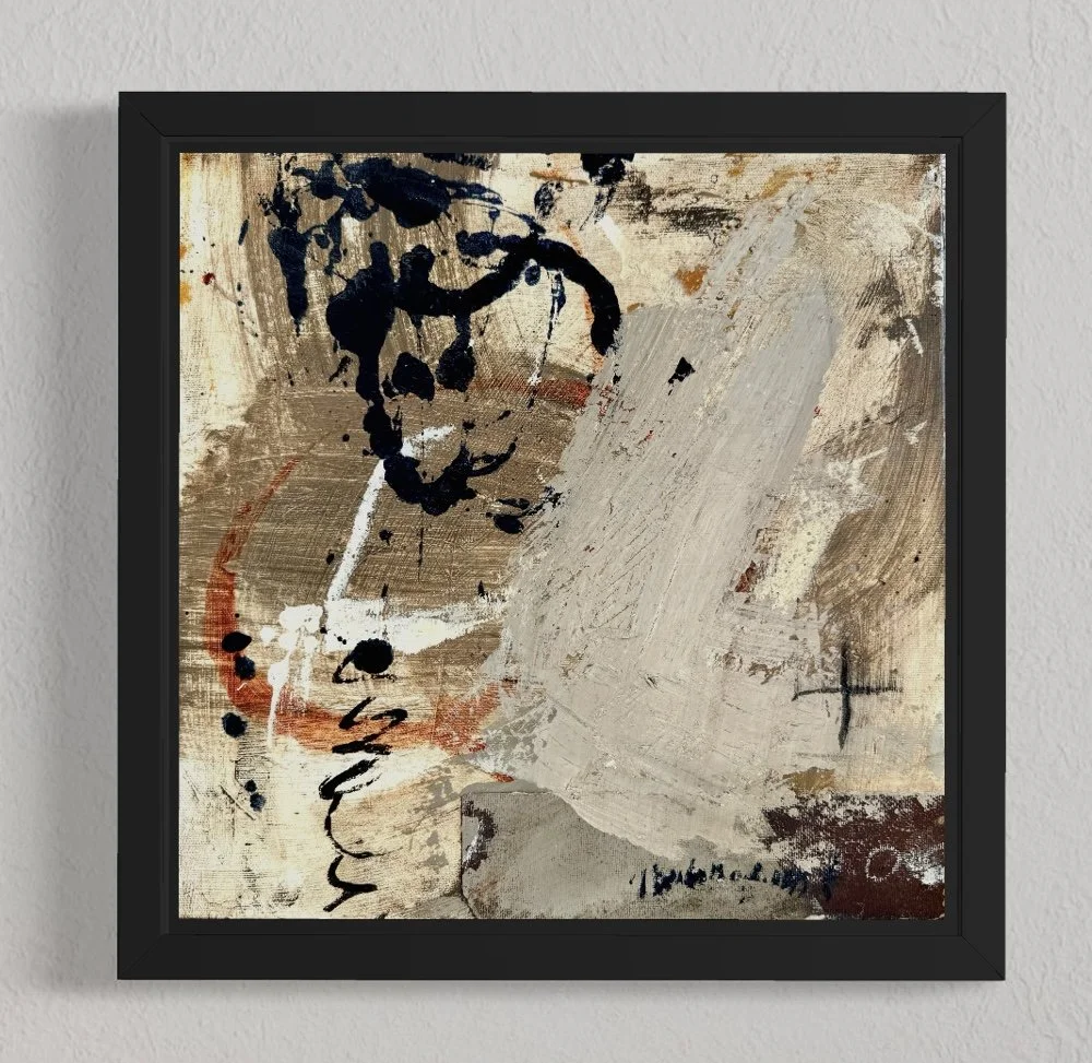 Evidence of Travel   12 x 12 Mixed Media