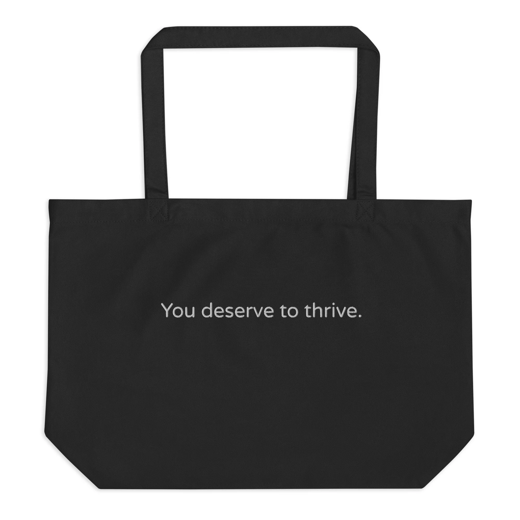 Thrive Tote Bag - large embroidered