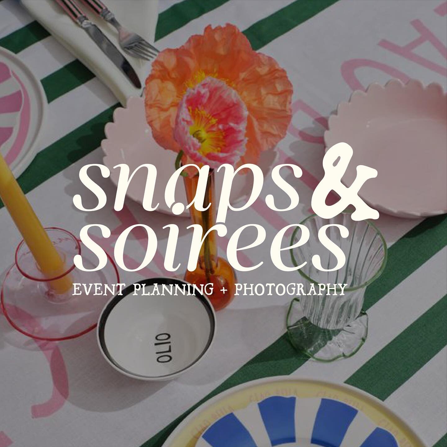 Introducing Snaps &amp; Soir&eacute;es🌴🥂 - A photography and event company located in Florida. Need to plan a party, event or a family get together? Snaps &amp; Soirees will take care of the whole shebang. Their mission is to sprinkle a bit of magi