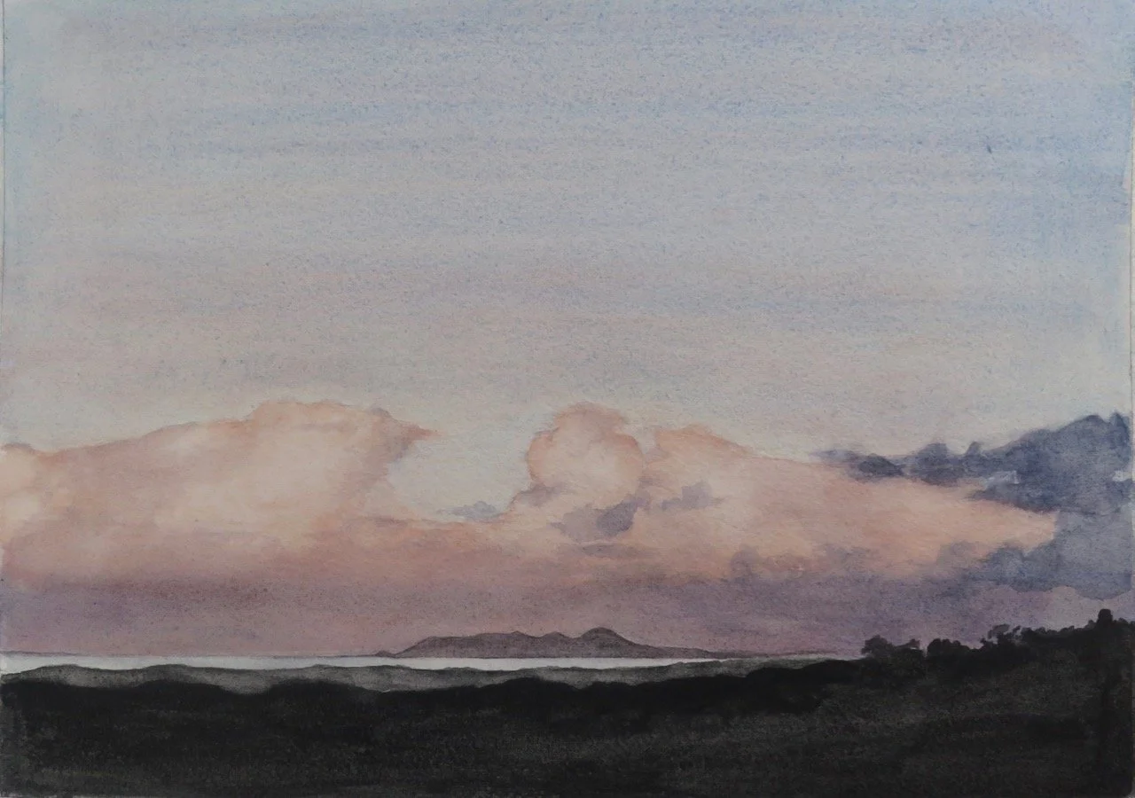 Slow Song, watercolour on Arches 300gsm paper, SOLD