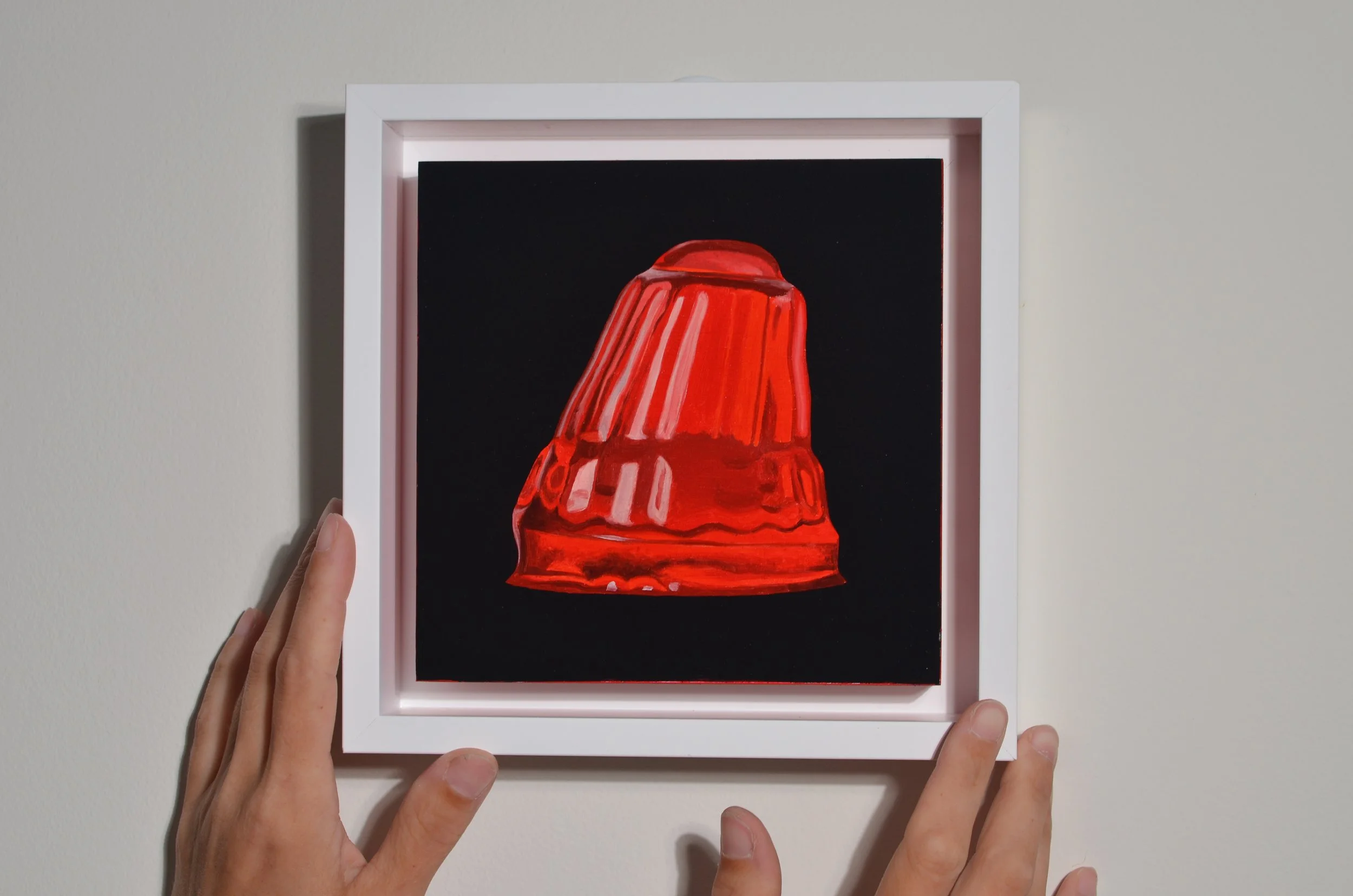 Little Jiggle (Red)
Oil on panel
15 x 15 cm (unframed)