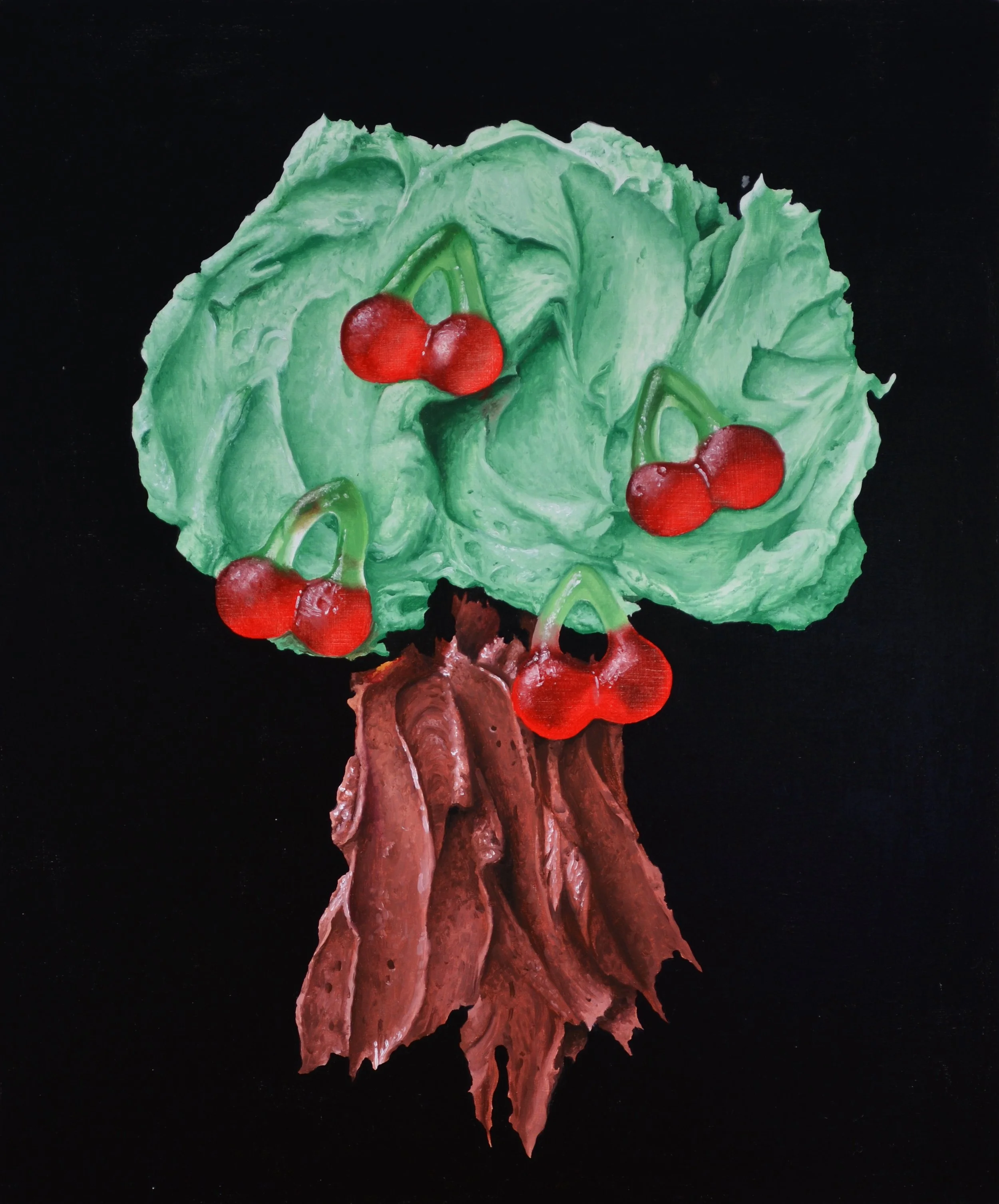 Cherry Tree
Oil on panel
30 x 25 cm