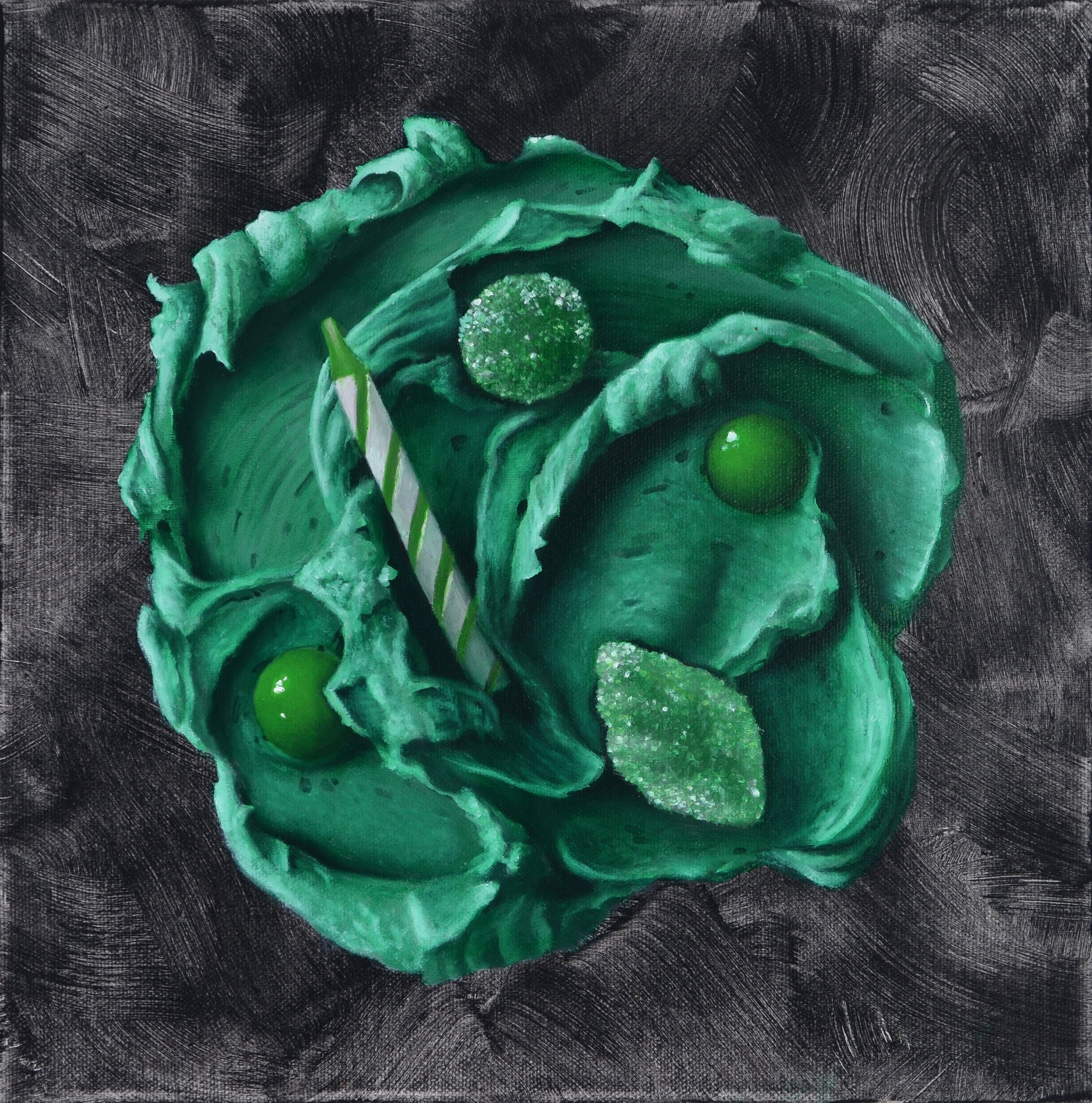 Greenery
Oil on canvas
30 x 30 cm