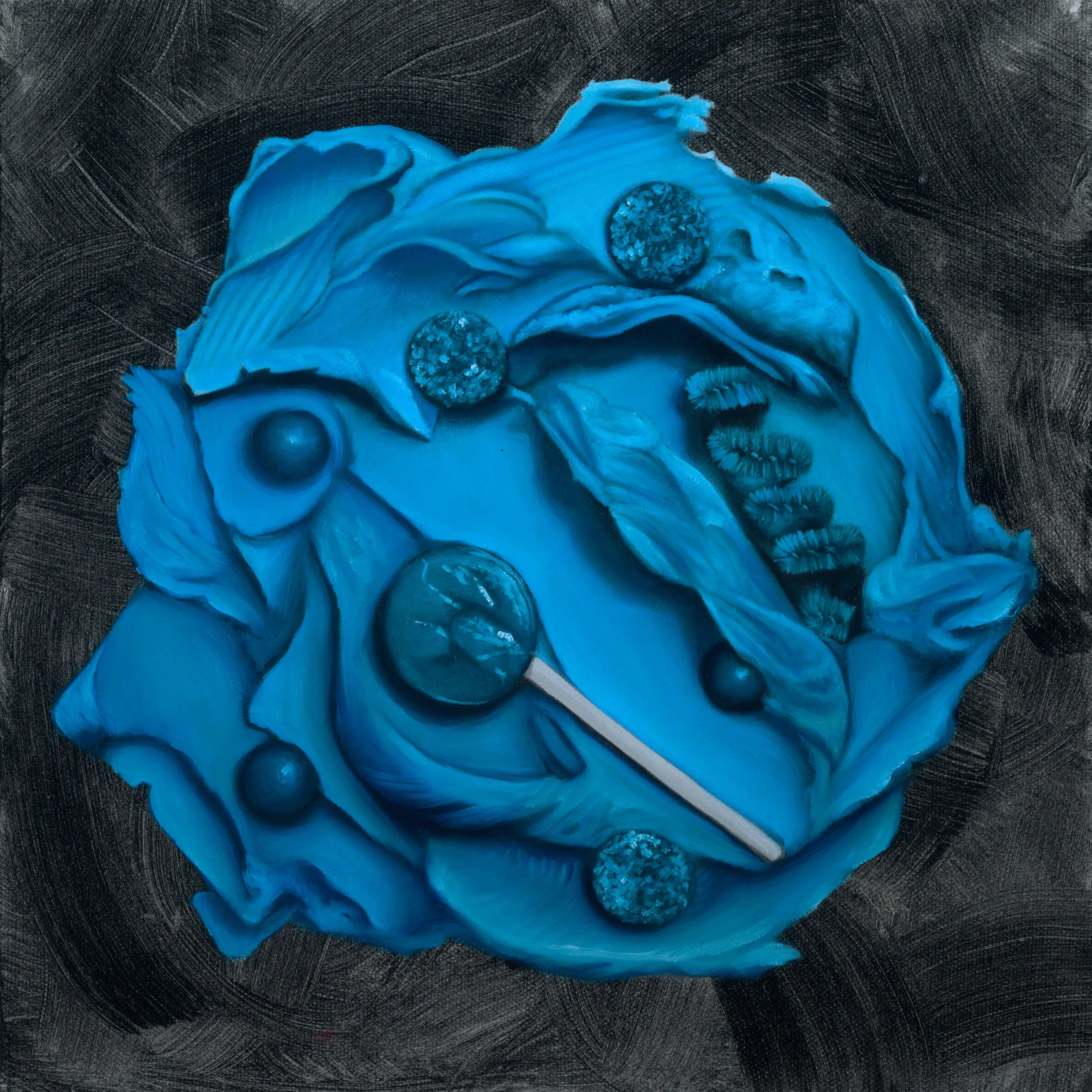 The Blues
Oil on canvas
30 x 30 cm