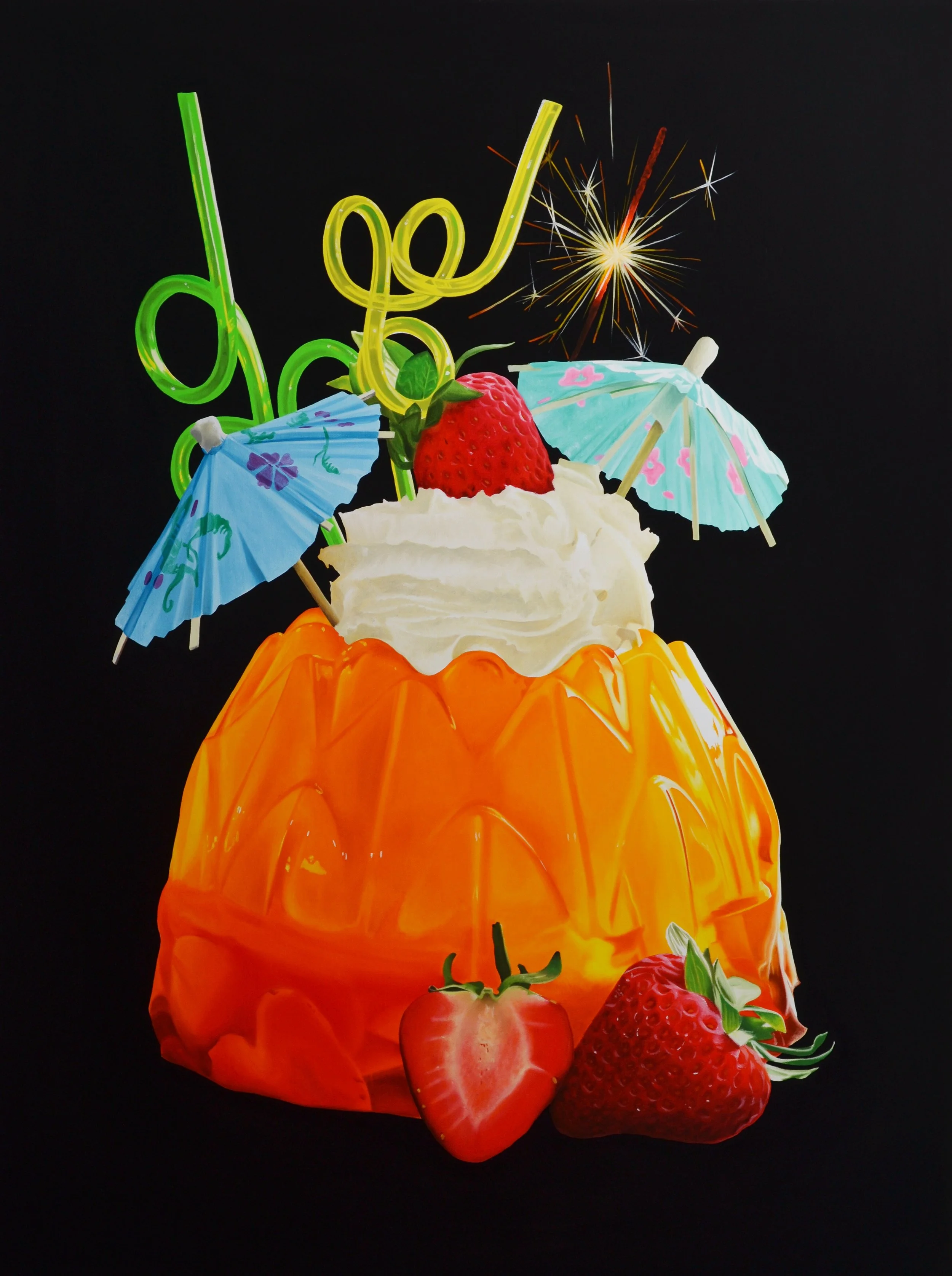 Celebration Jelly
Oil on canvas
101 x 76 cm