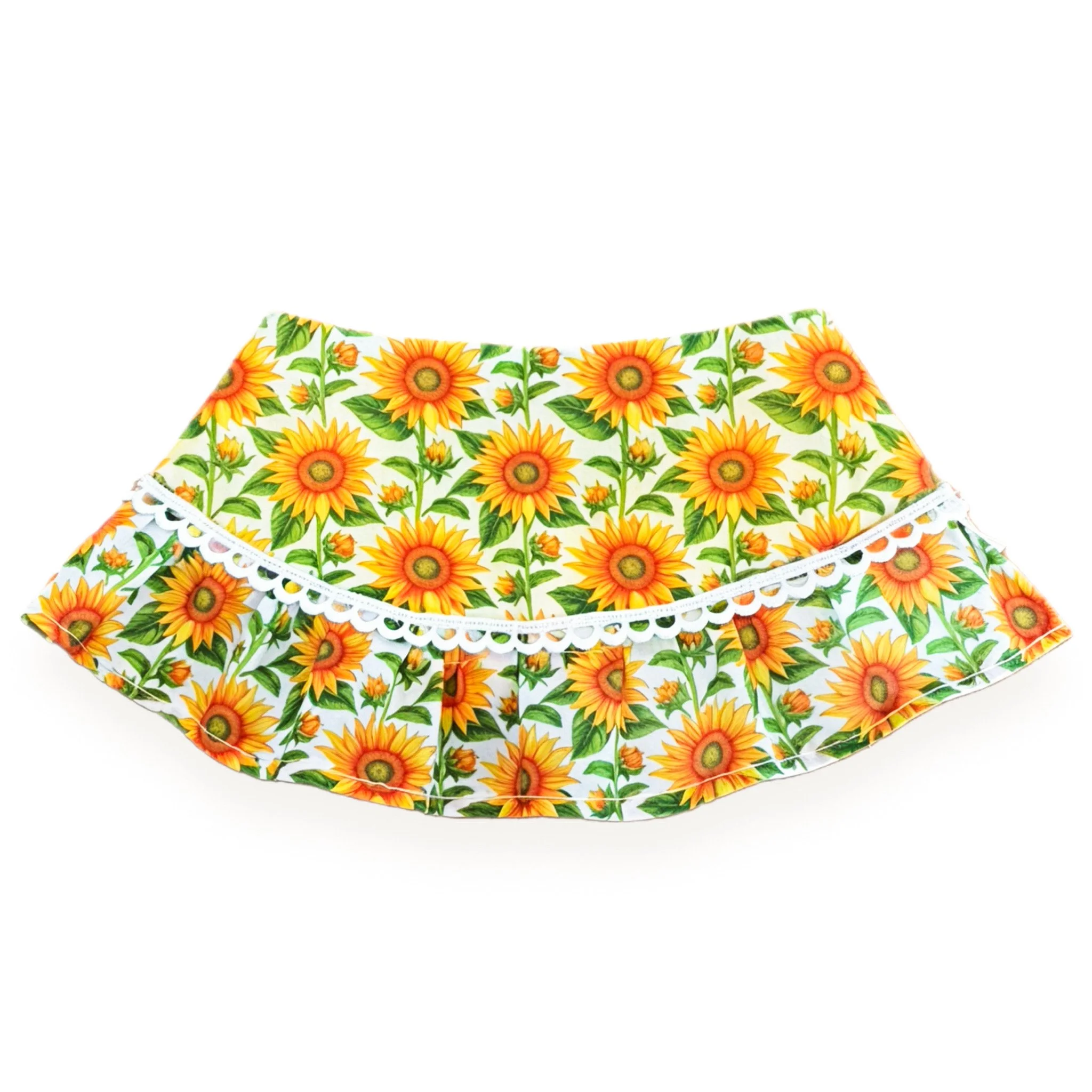 Golden Bloom Frill Bandana