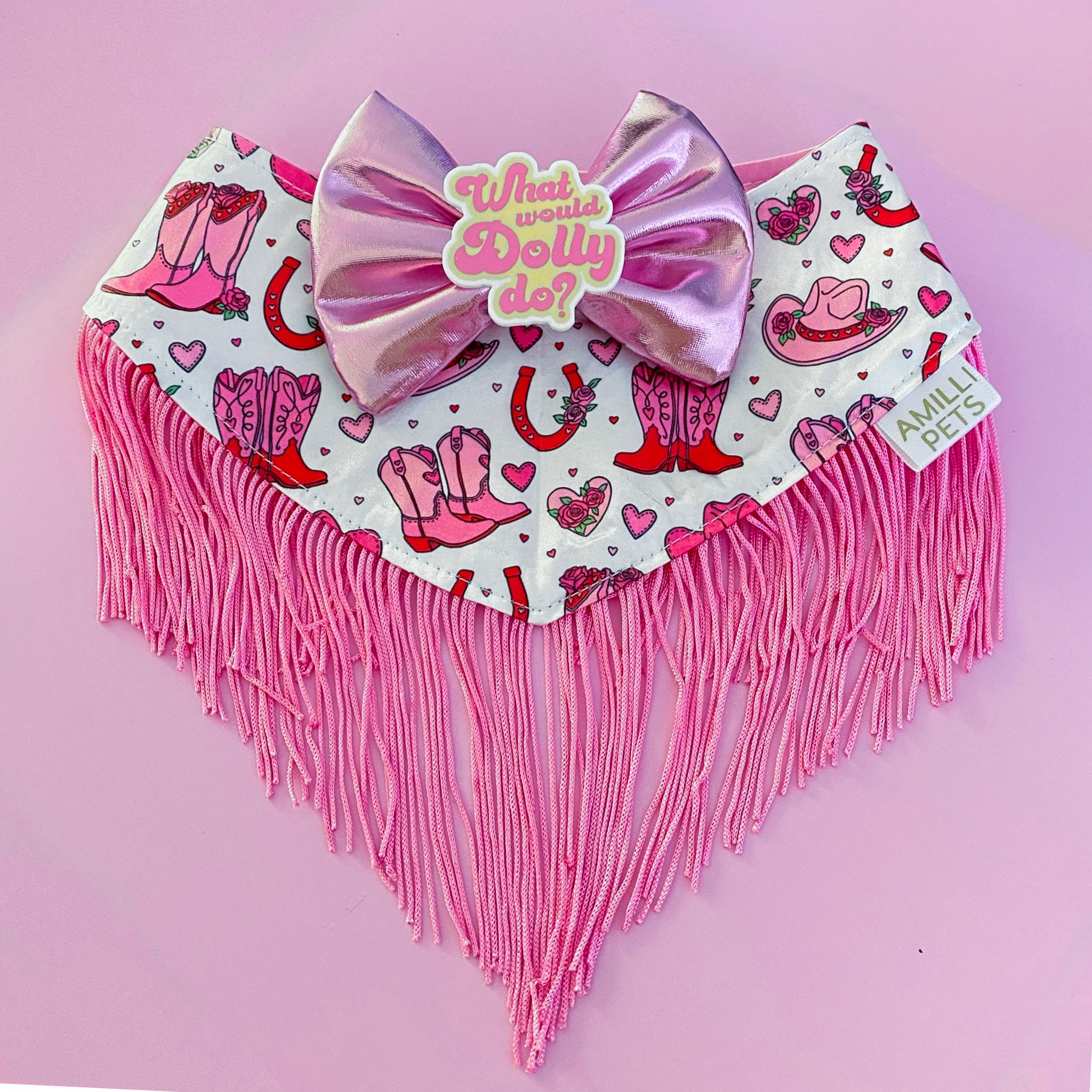 Dolly Bandana + Hair Bow Set