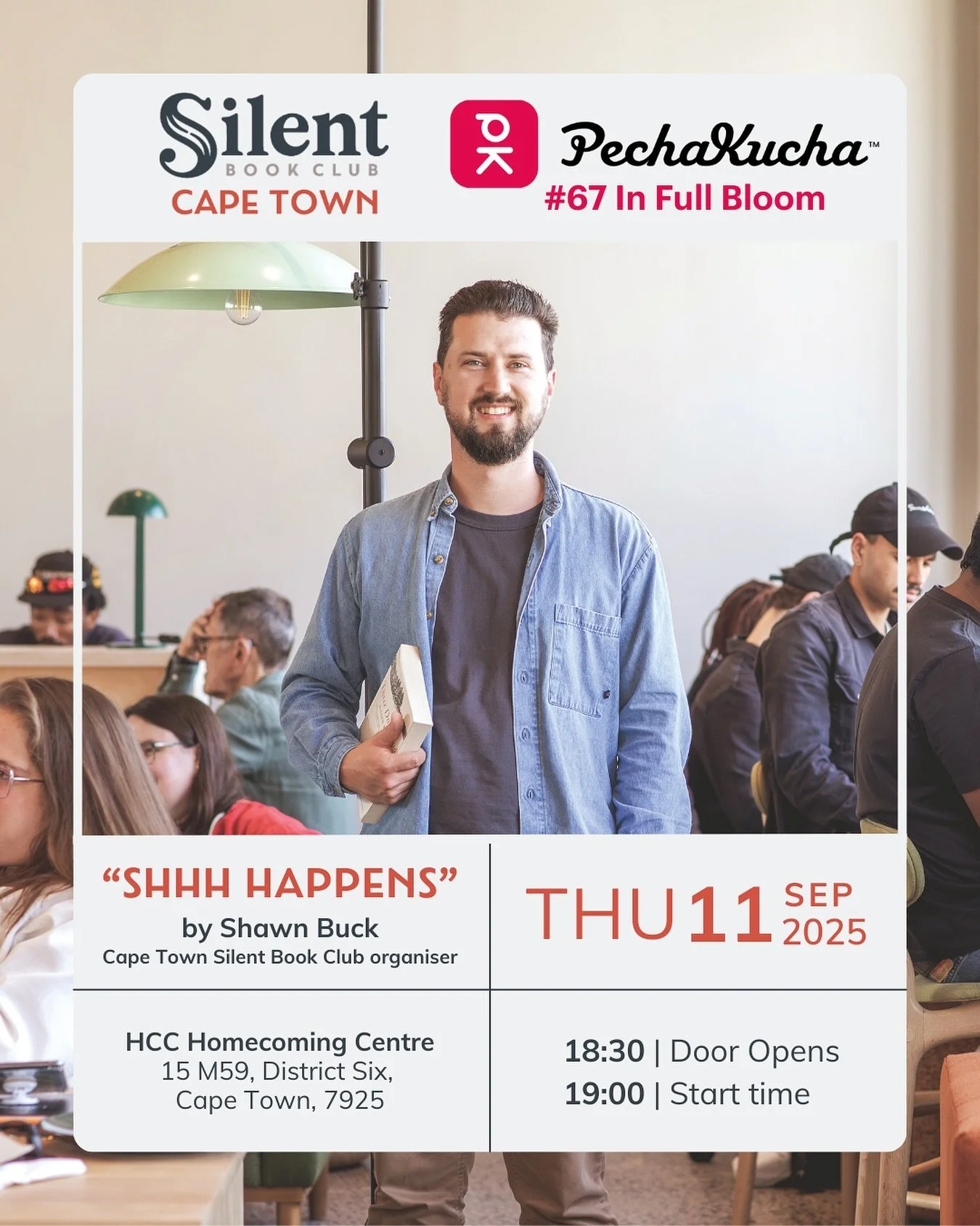 🚨 Exciting Announcement!

I&rsquo;ll be speaking at @PechaKuchaCT #67&nbsp;about all of you! Join me and eight other speakers, each armed with 20 images and just 20 seconds per image, for a storytelling format that&rsquo;s fast, fun, and full of hea