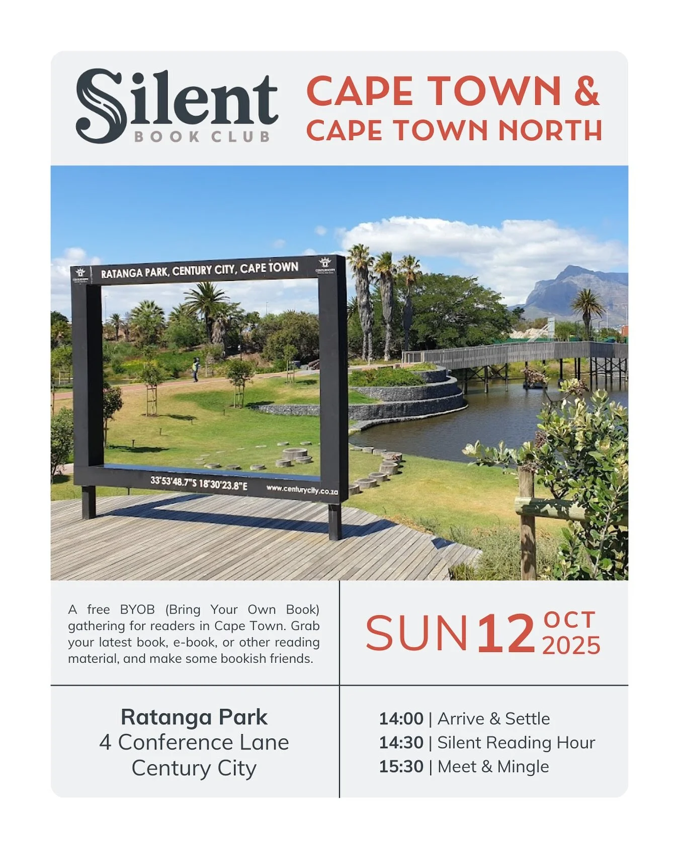 @cptnorthsilentbookclub is taking over!!!

While I&rsquo;m traveling overseas for the next month, I don&rsquo;t want the fun to stop, so I&rsquo;m passing the mic to some friends of CPT Silent Book Club.

An obvious friend is our Northern Suburbs sis