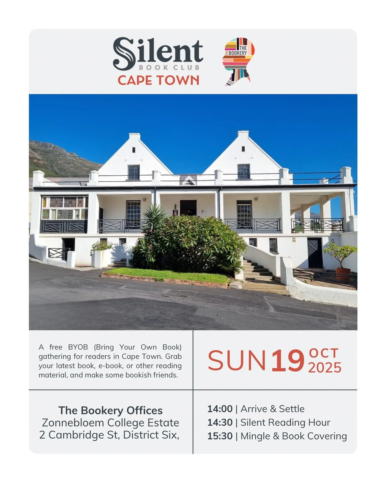 Another fantastic takeover with one of our favorite friends!!! @thebookerycpt will be hosting us again at their stunning offices below Devil&rsquo;s Peak. 

A few months ago we raised R100,000 to help them build a library at Montana Primary School! W