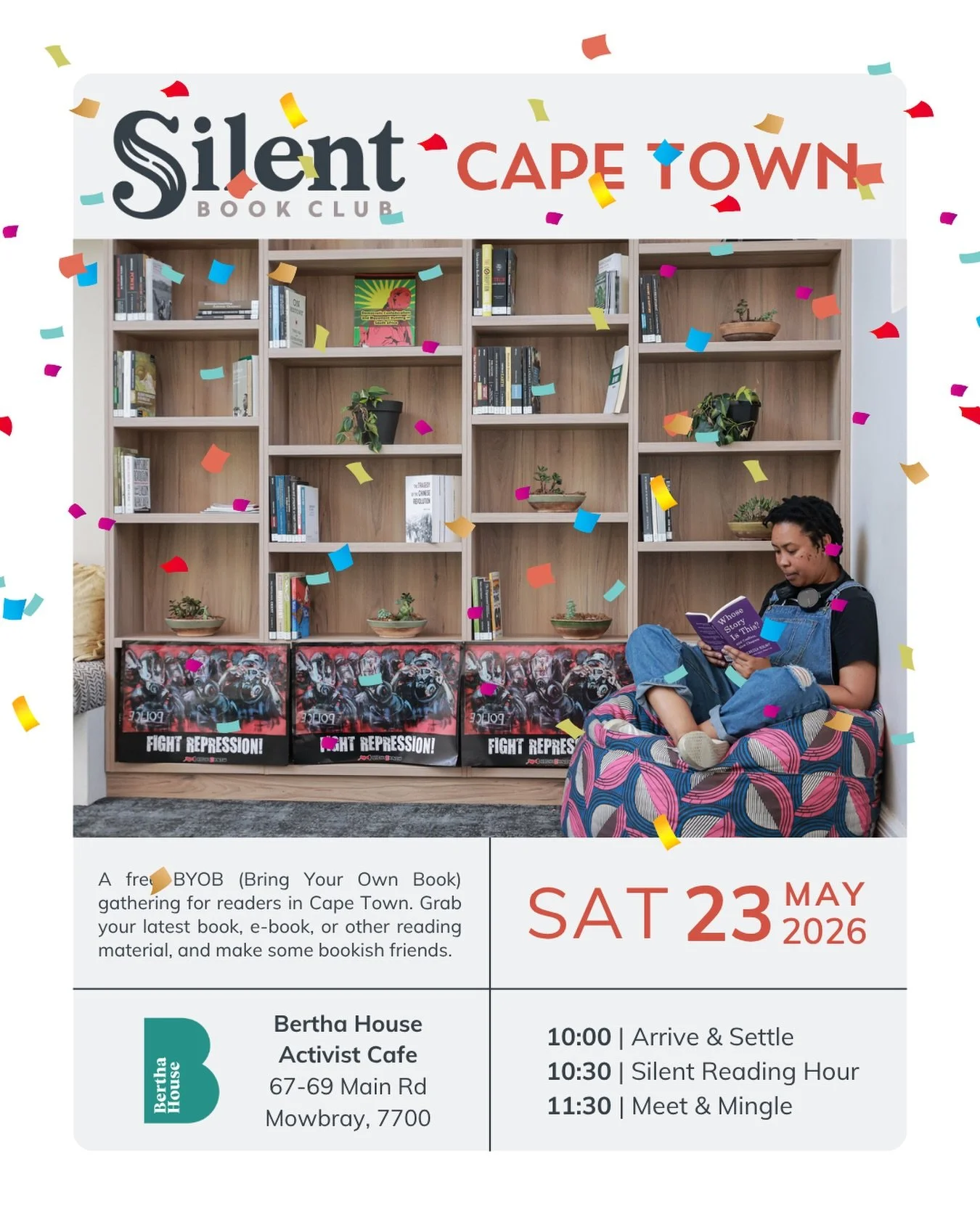 Wow, it&rsquo;s almost time to celebrate another whole journey around the sun for CPT Silent Book Club 🎂🎉   Very excited for it! Still brainstorming some ideas for the day, but I trust that it will be special because you&rsquo;ll all be there. More