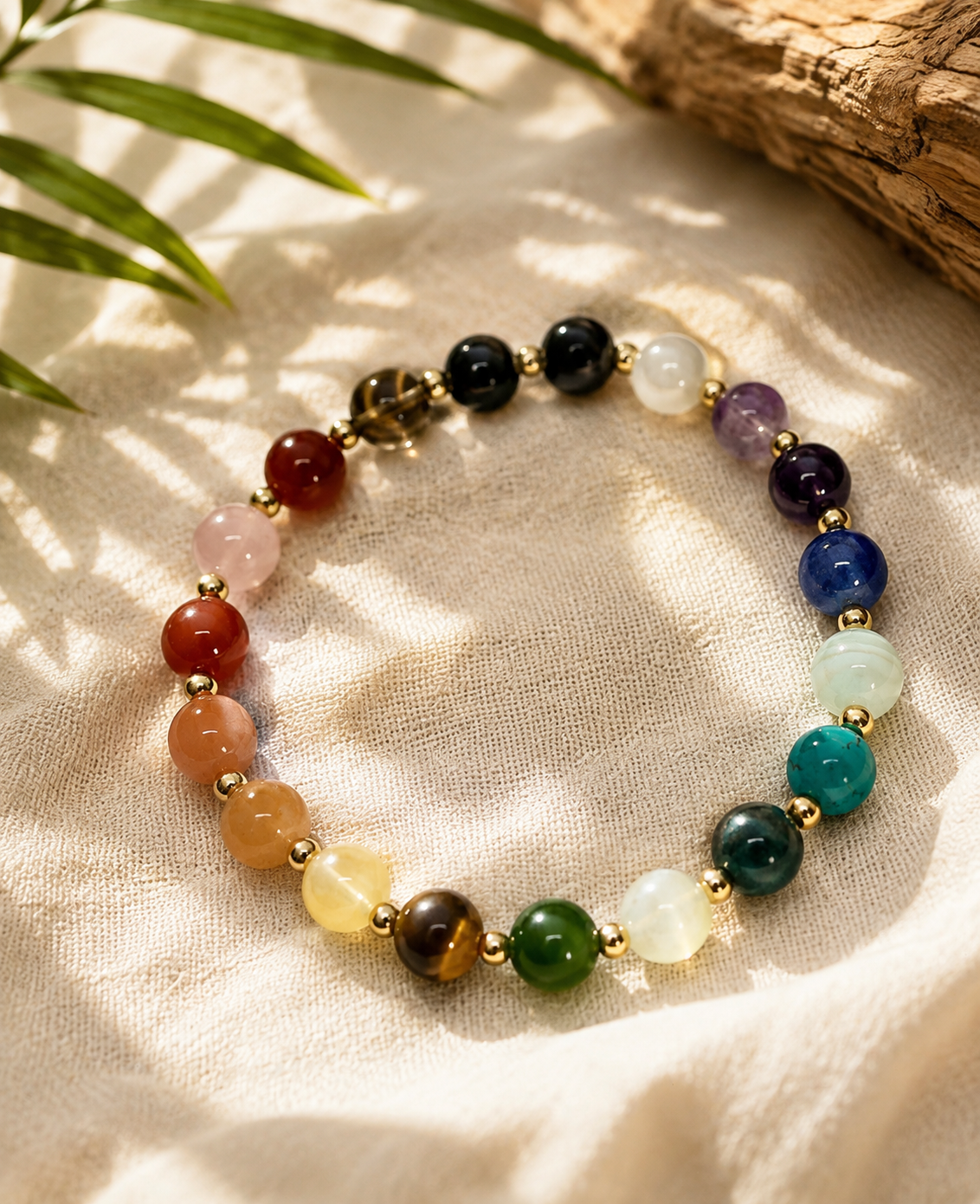 LEʻA Bracelet | Colors of the World Multicolor Gemstone Bracelet | All Chakras