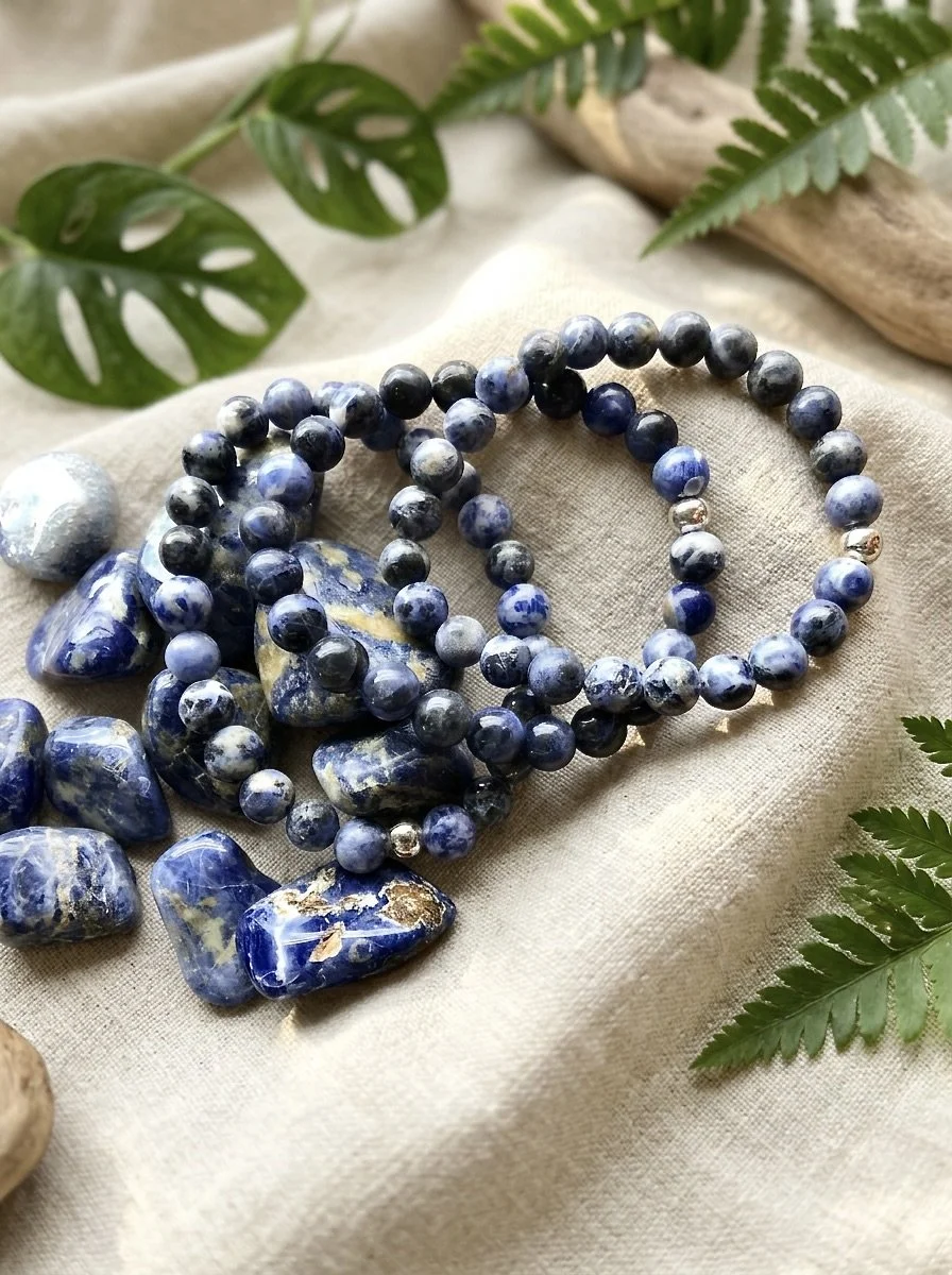 Sodalite Throat Chakra Bracelet | Communication & Truth