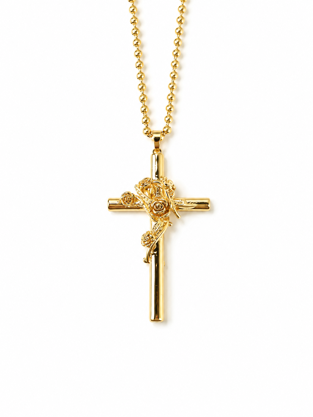 Flower Cross Pendant