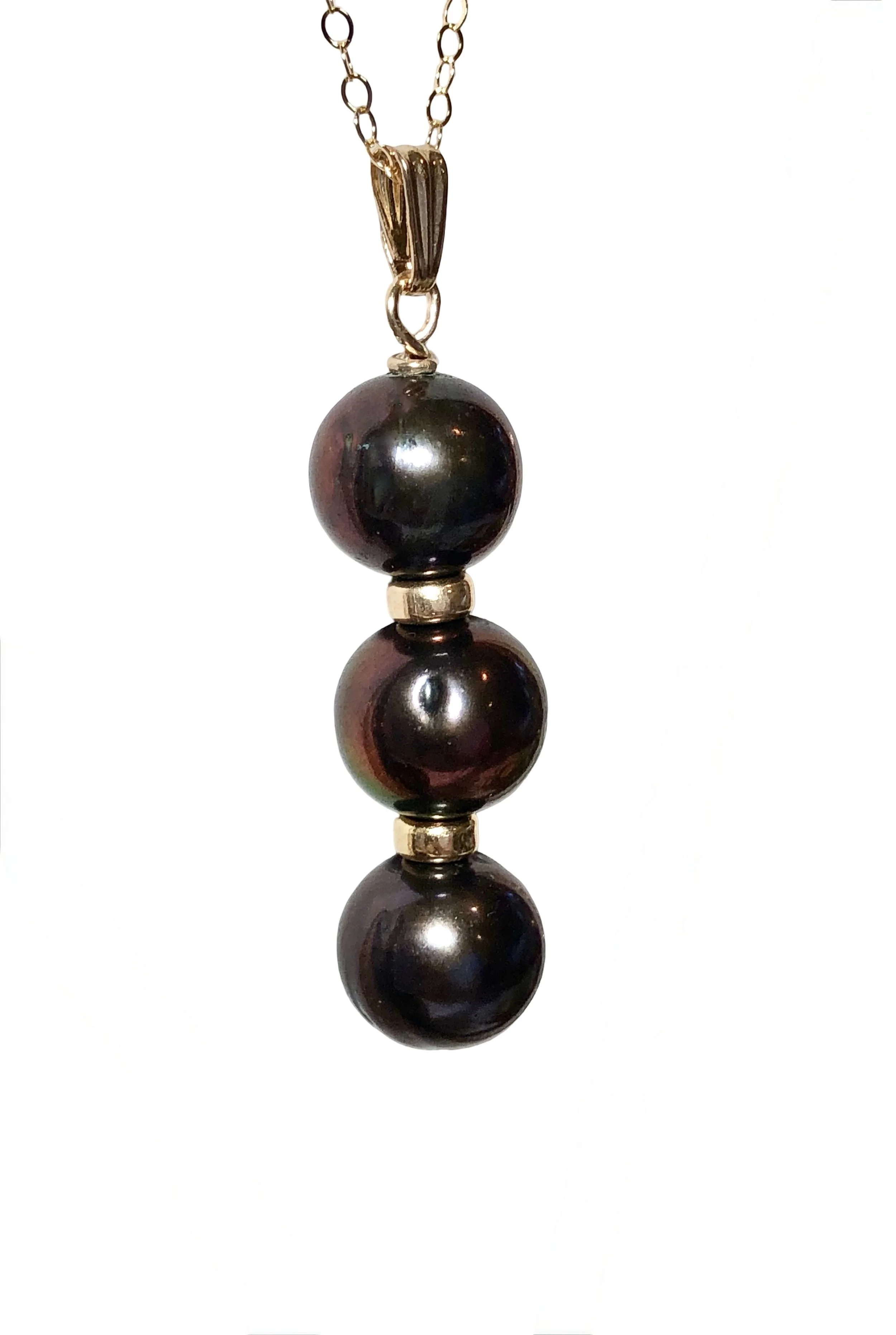 VAITEA Necklace | Freshwater Edison Pearl Pendant Necklace | Gold-Filled Chain | Modern Pearl Jewelry
