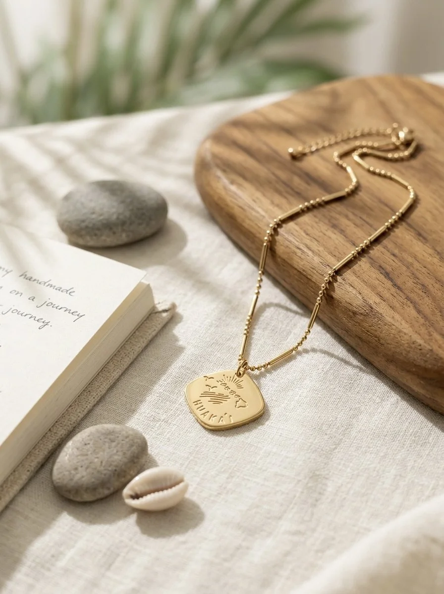 HUAKA`I  Necklace | Inspirational Jewelry | Hawaiian Value Jewelry | Meaningful Gift