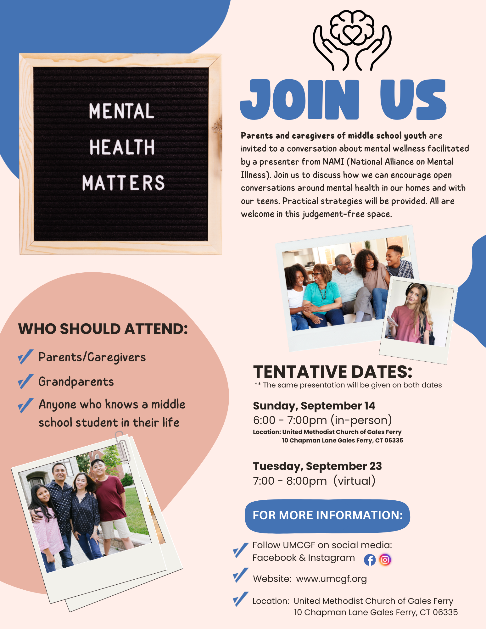 Mental Health Talk at UMCGF