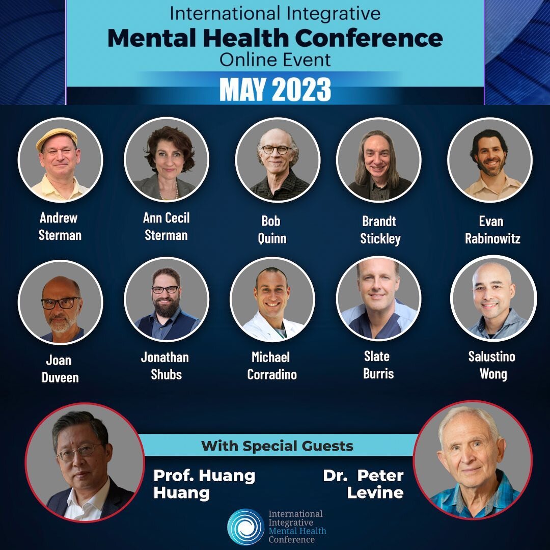 💫Big Announcement 🎺You are invited to the International Integrative Mental Health Conference (IIMHC) hosted by @drsohialfarzam &ndash; a Chinese Medicine Online Event that Prof. Salustino has the honour to speak at, alongside Prof. Huang Huang and 