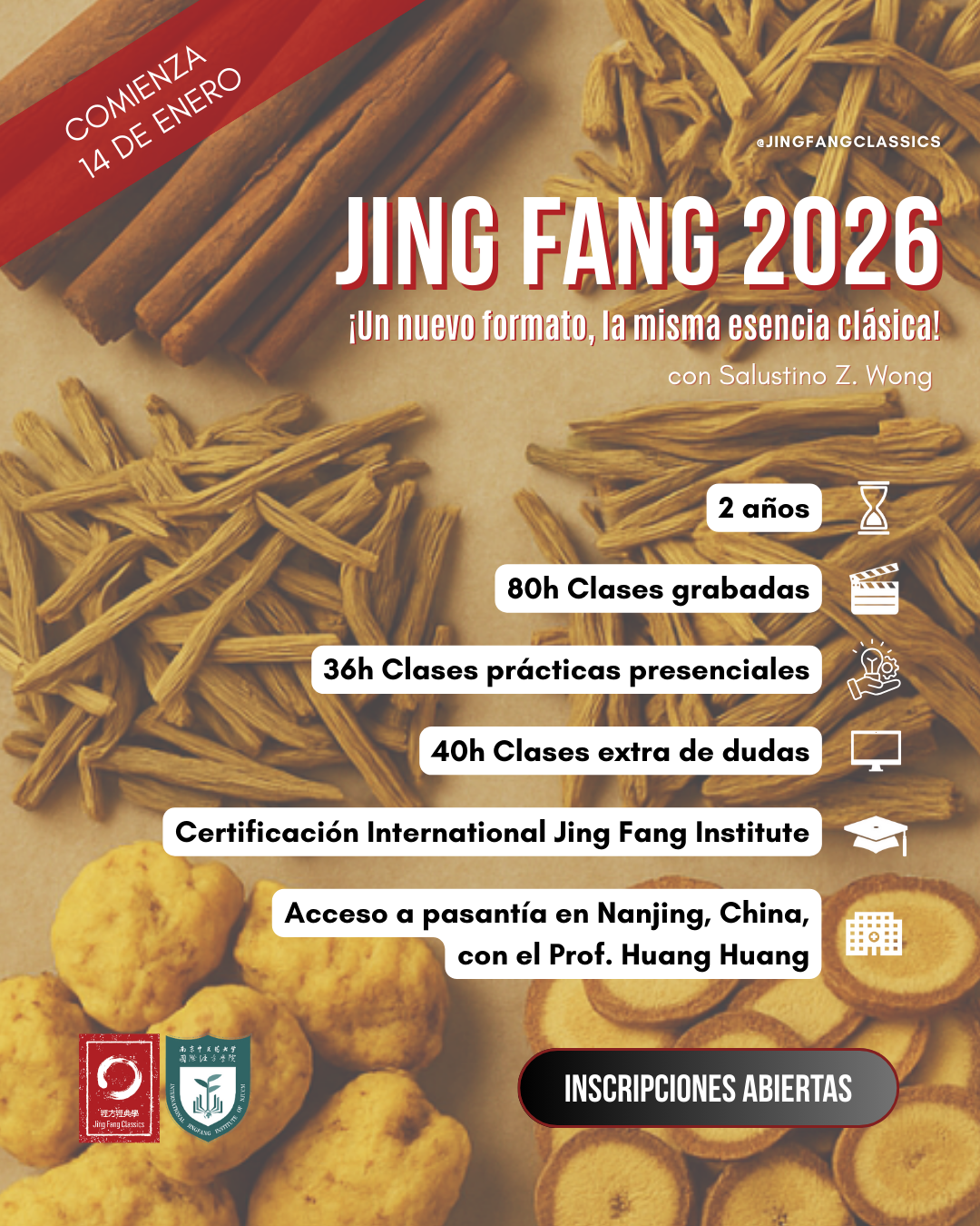 Curso Jing Fang 2026