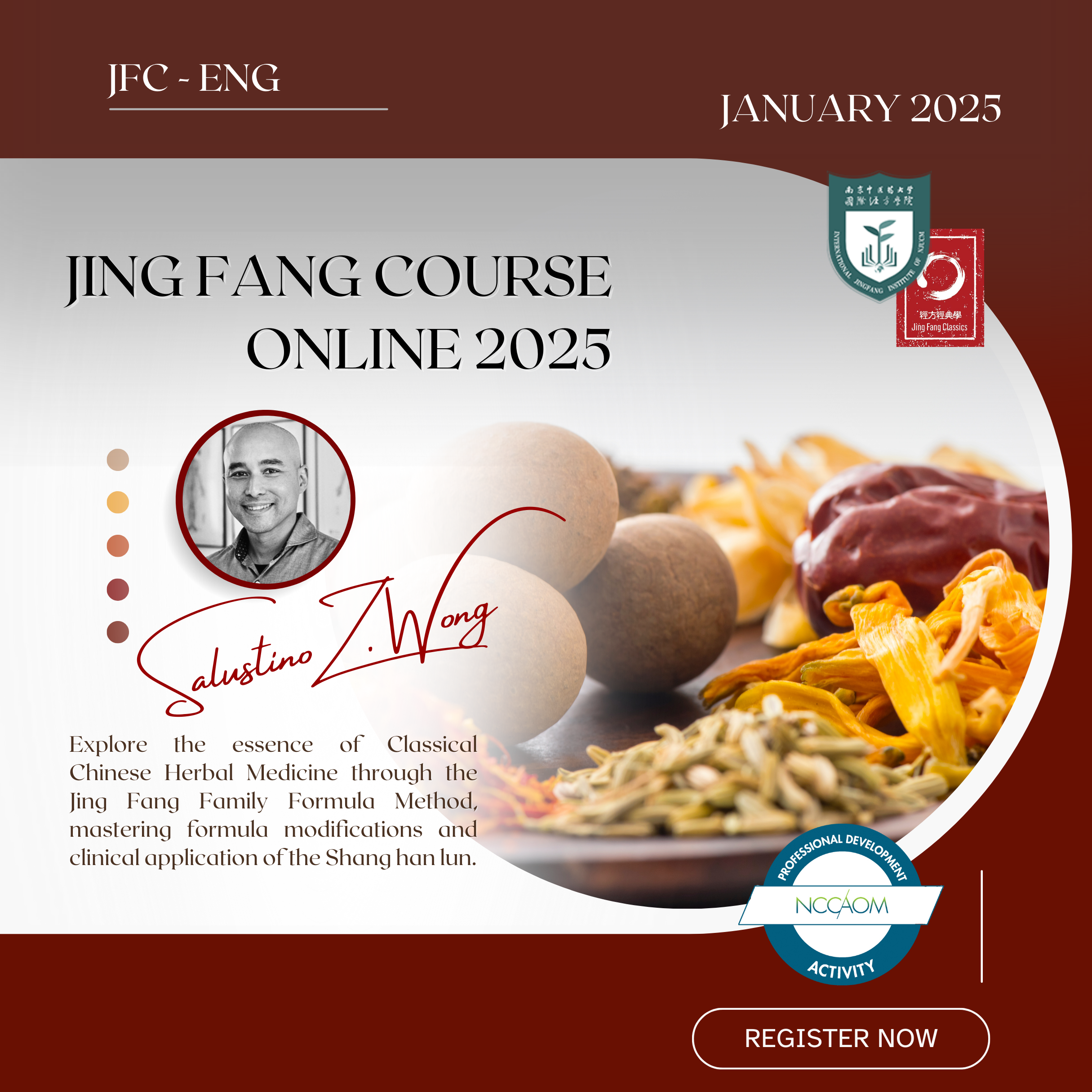 Jing Fang Online & Practical Course 2025