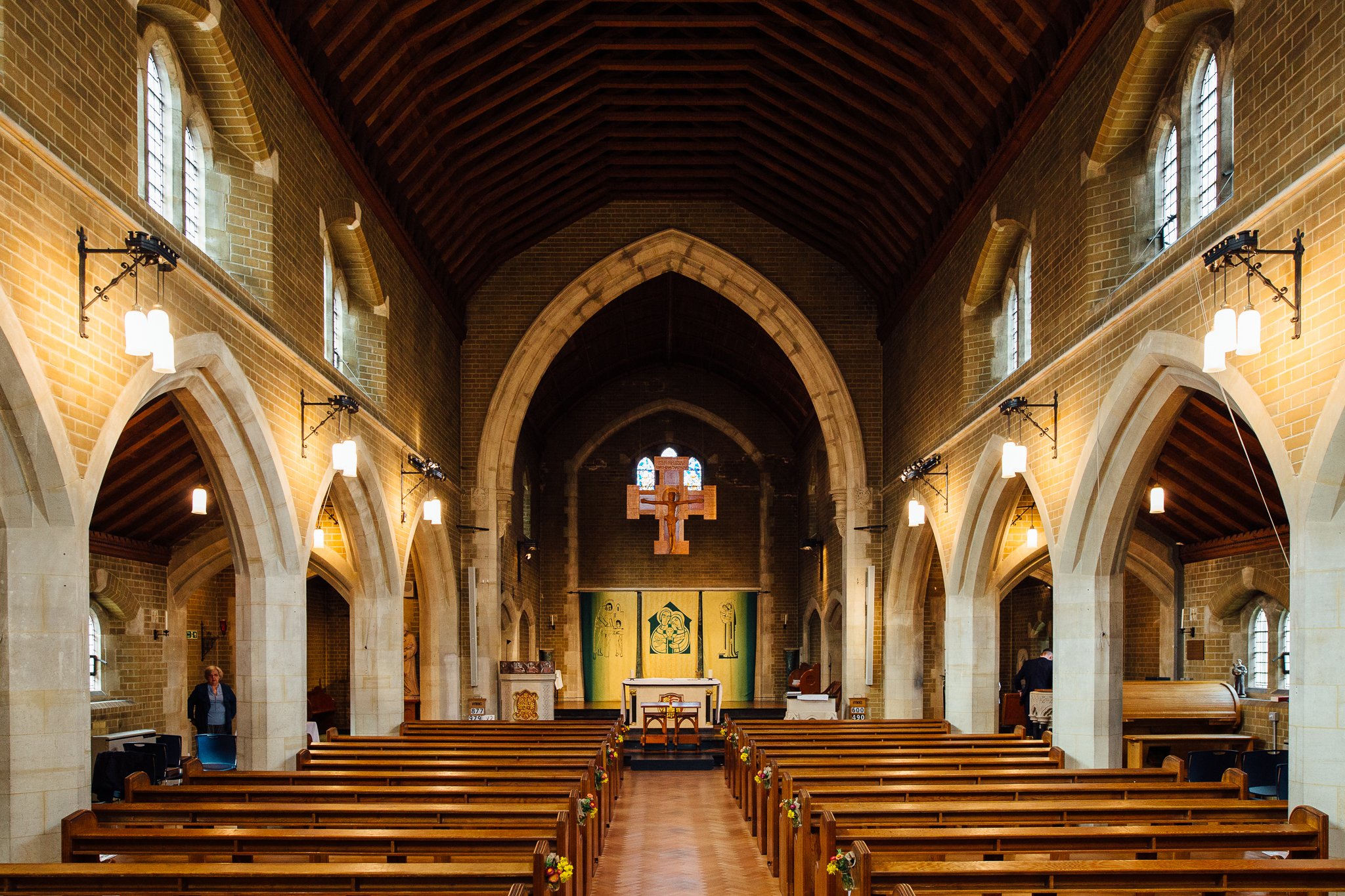  Inside shot of The Holy Family Church in Reigate 