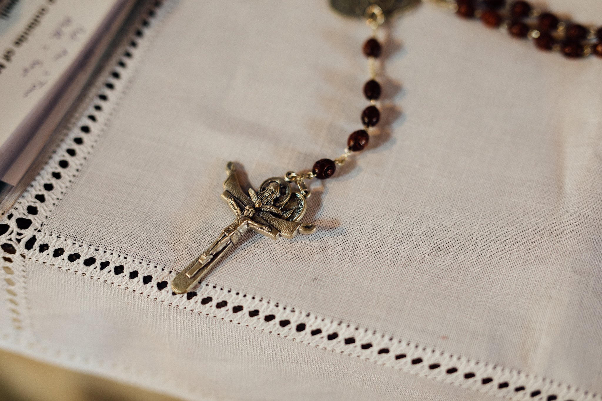  Metal Cross depicting Jesus Christ The Holy Family Church in Reigate 