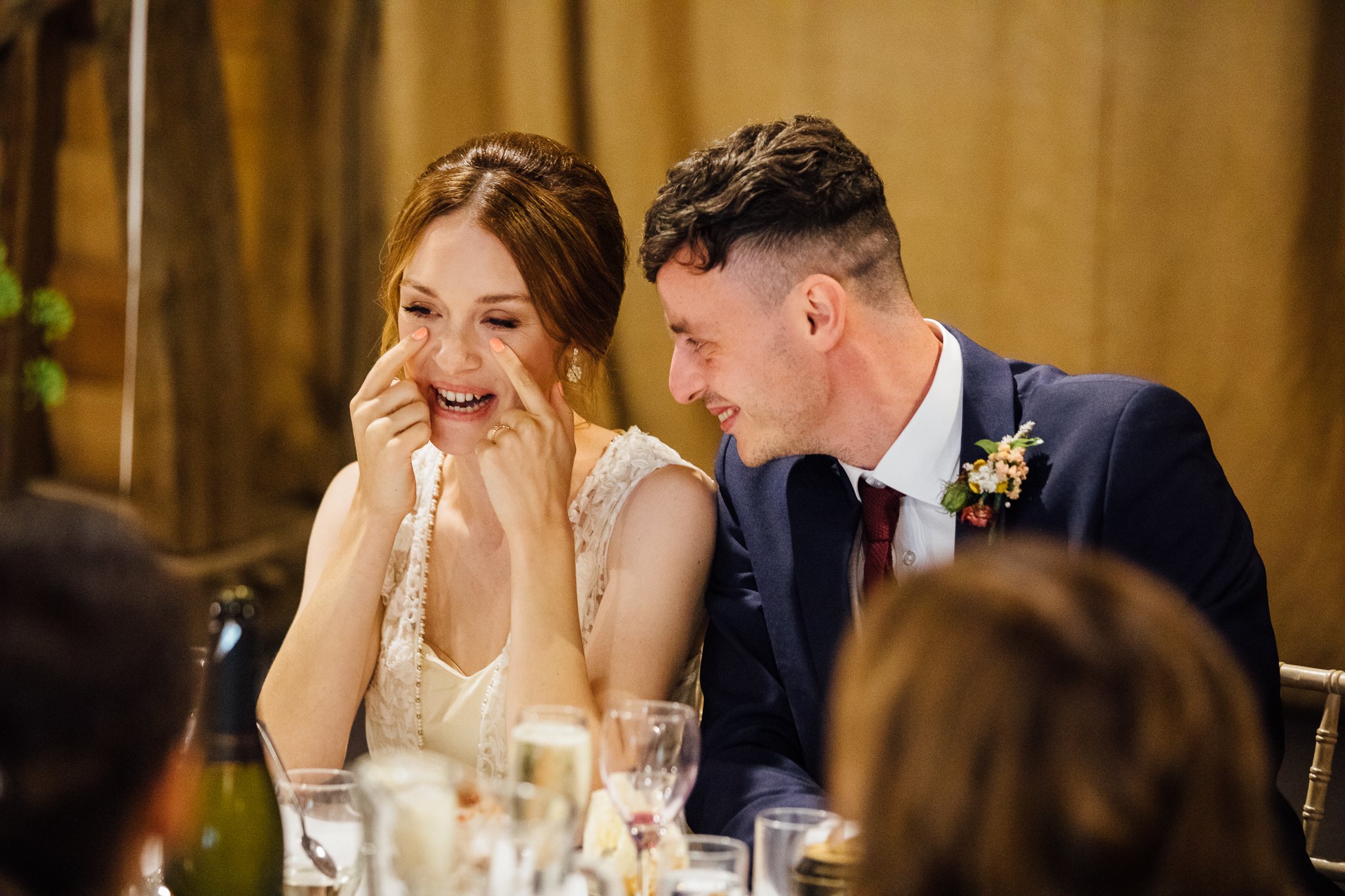  Bride does pretend crying 