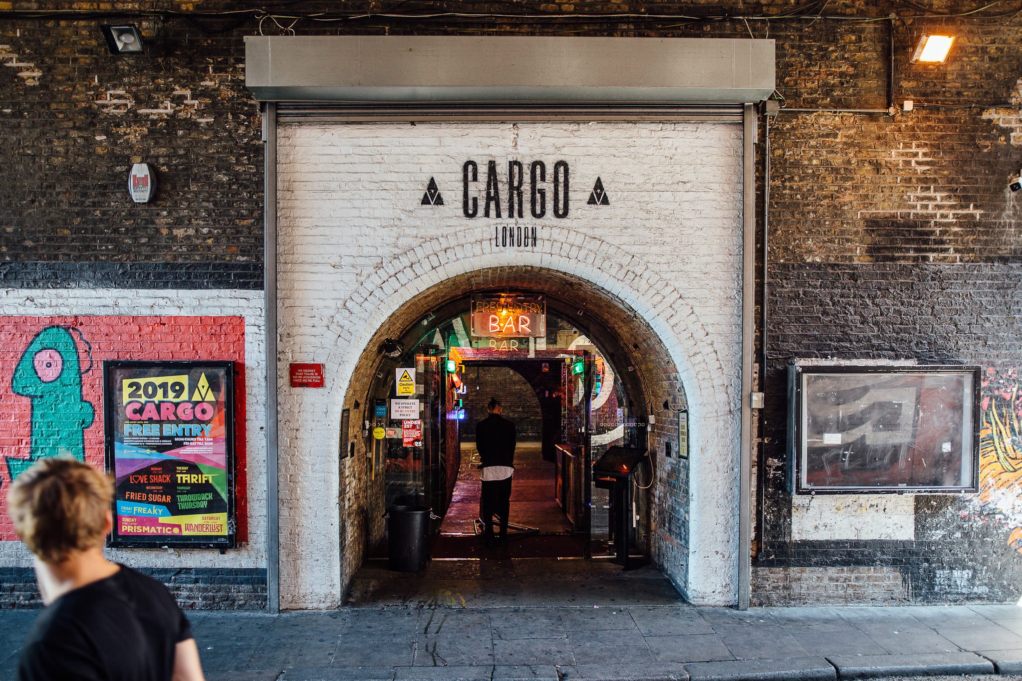  The nightclub Cargo in Shoreditch 