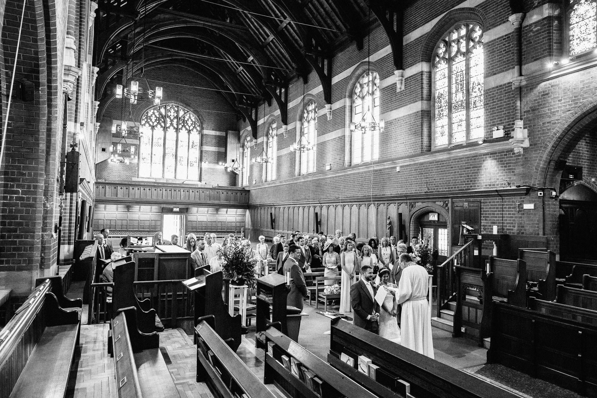  Wedding at the Chapel of St Luke at Epsom College 