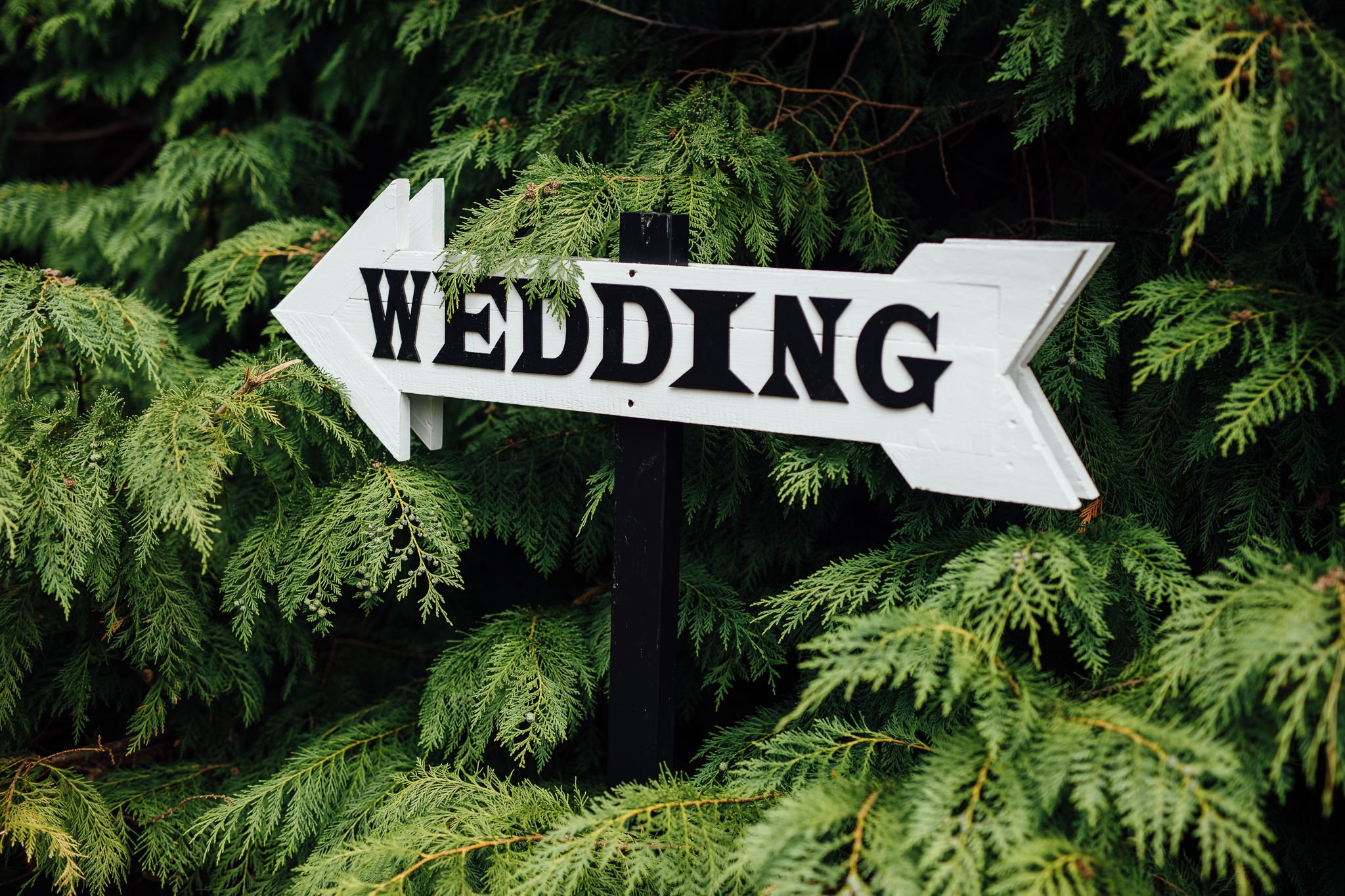  A wedding sign at Winters Barns Wedding Venue Kent 