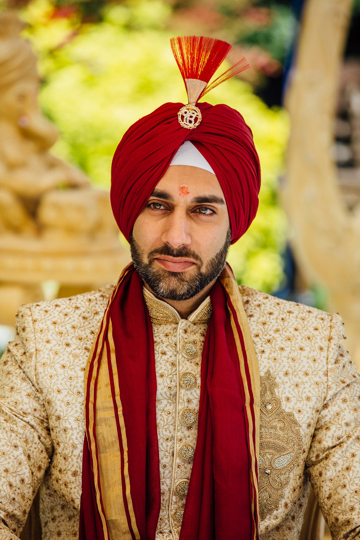  Portrait of groom 