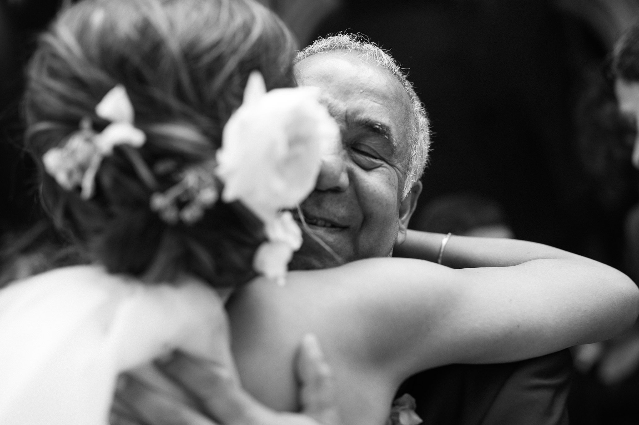  Father of the Bride hugging the bride 