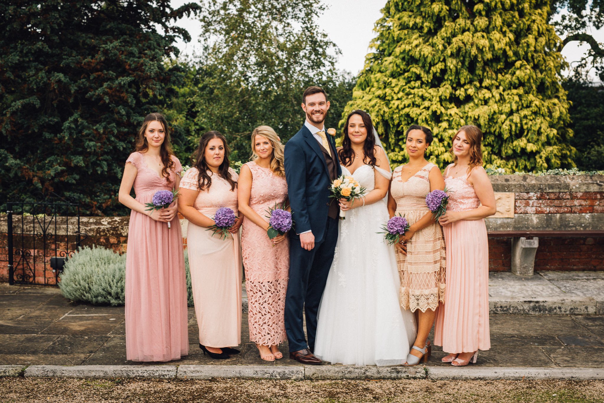  Bridal party and Groom at Warren House Hotel Kingston upon Thames 