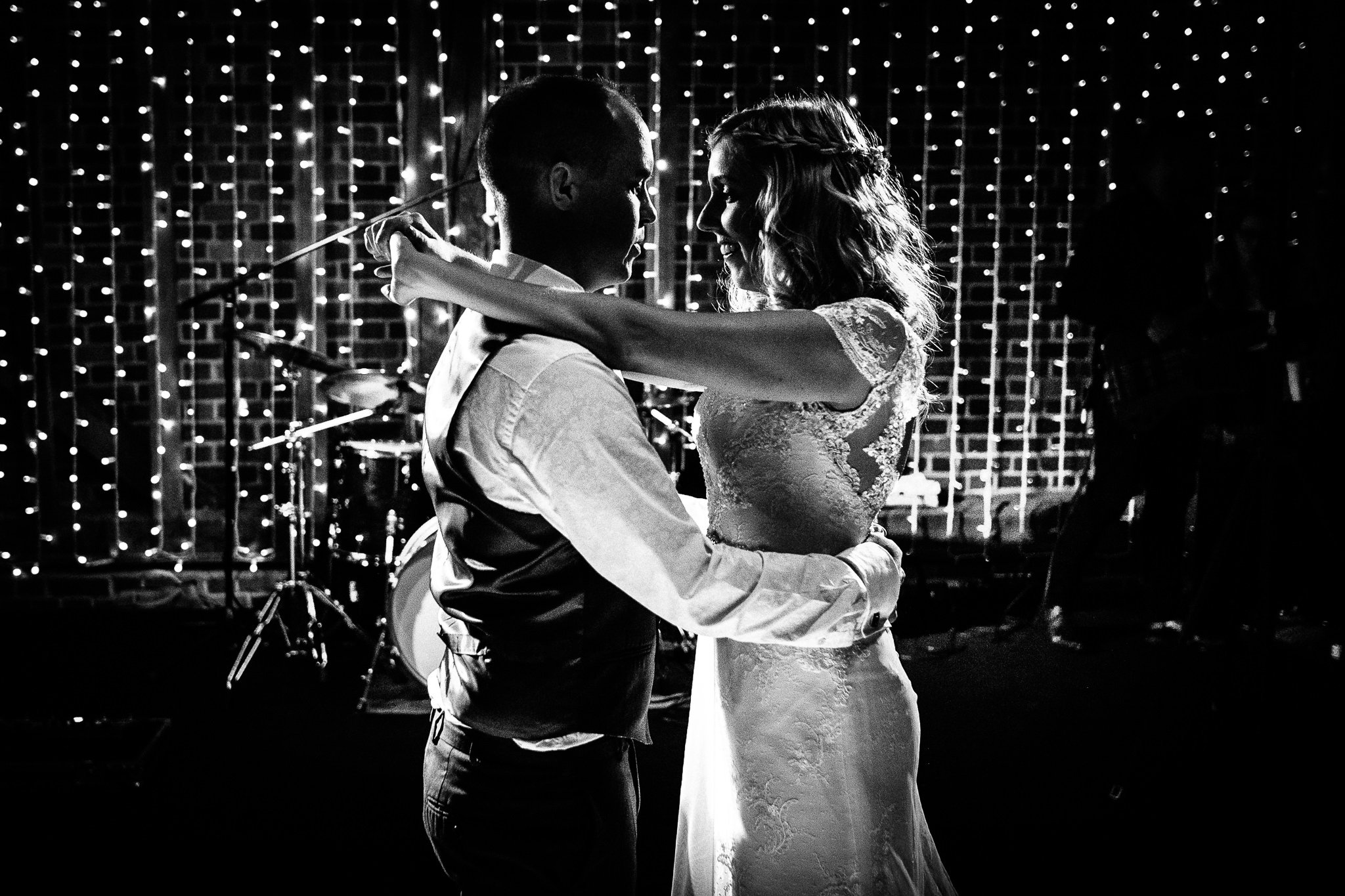  Bride and Groom during their first dance 