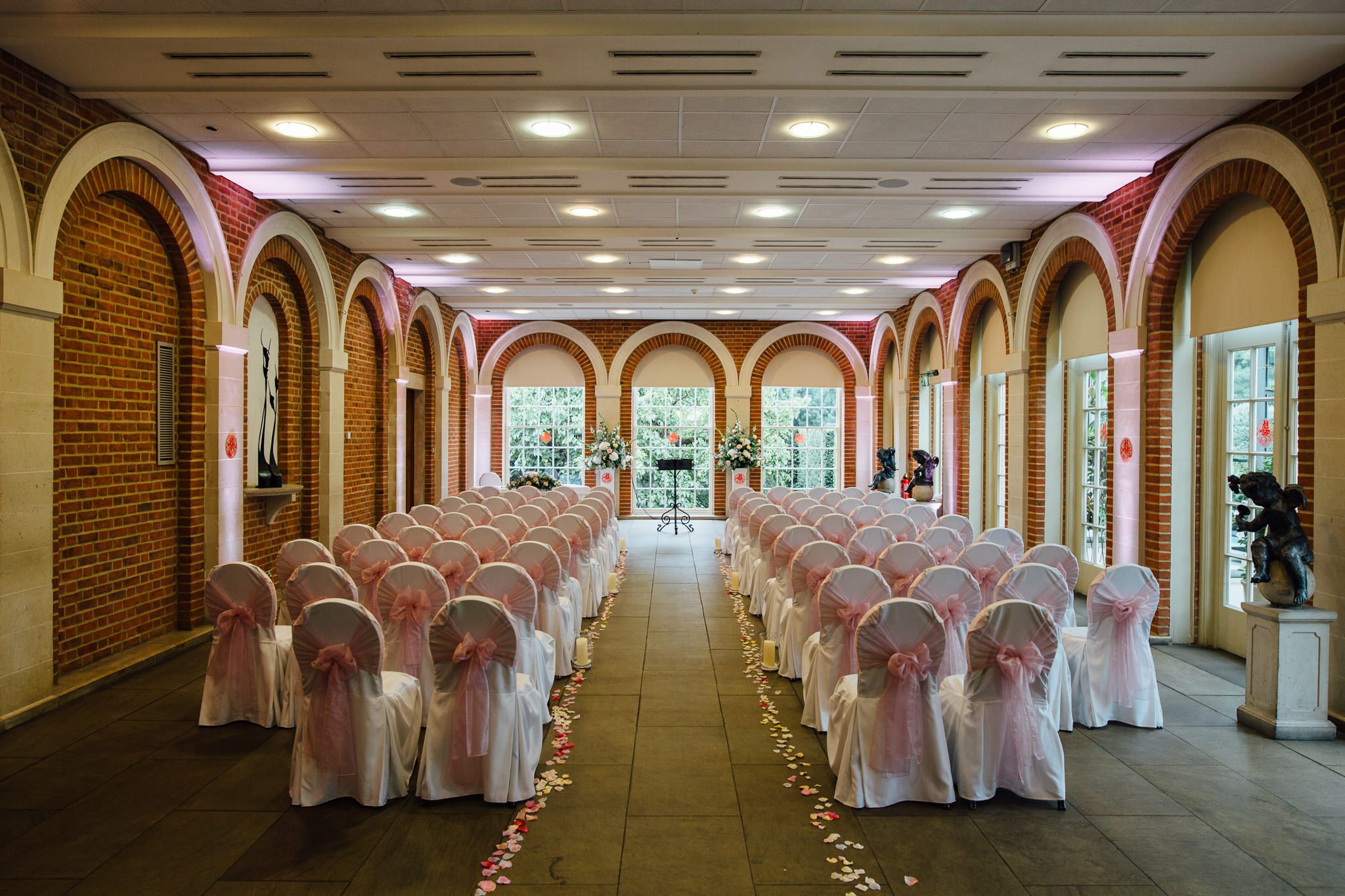  Wedding ceremony room at Great Fosters Egham 
