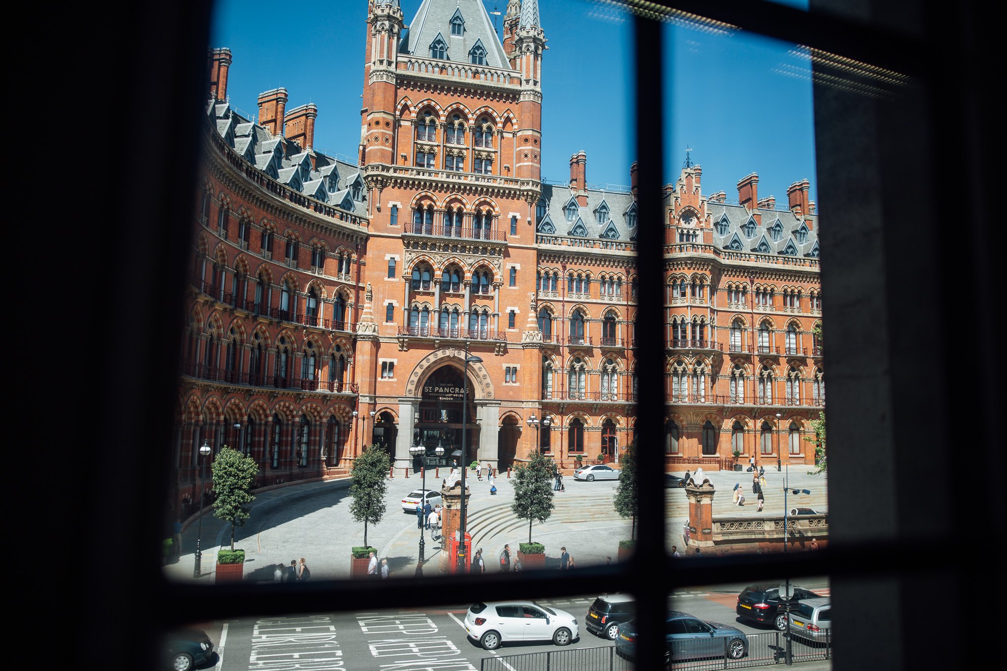 View of St. Pancras Renaissance Hotel London from Camden Town Hall 