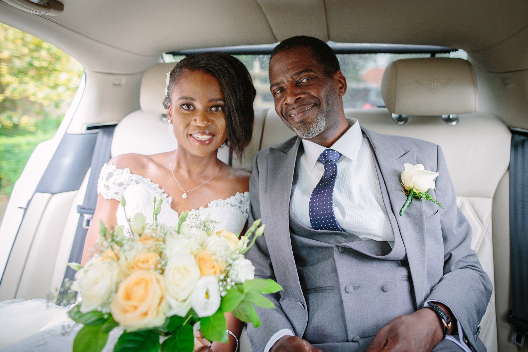  Bride and her father  