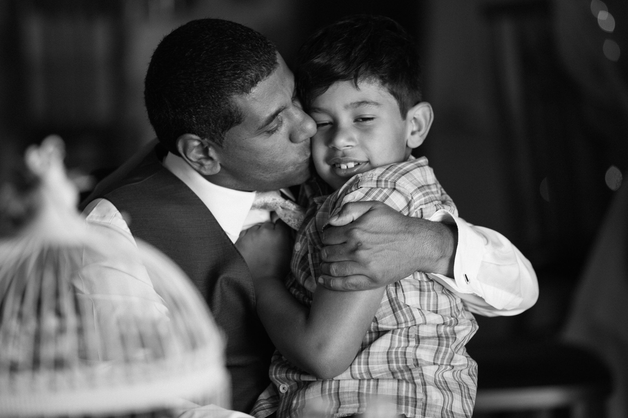  Man kisses his son 