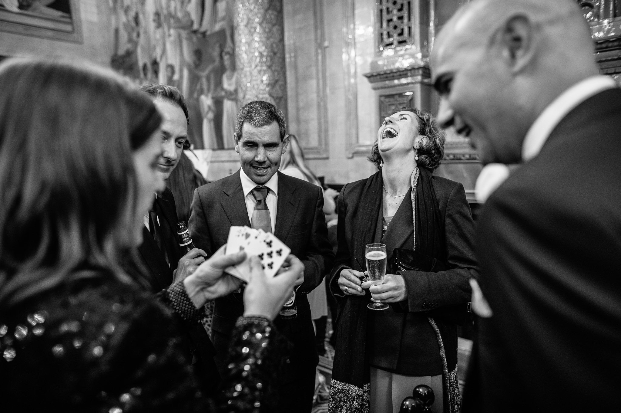  Guest laughing at One Whitehall Place London 