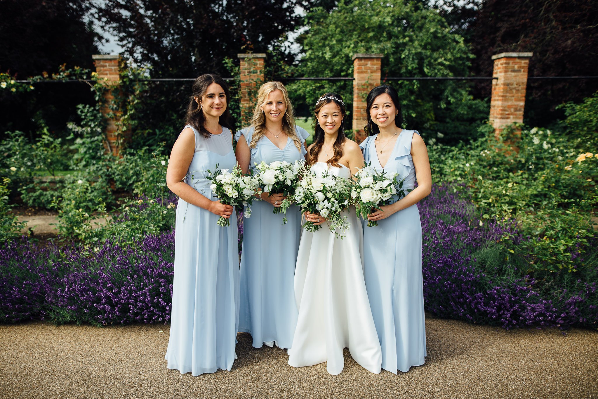  Bride and her Bridesmaids at the Hurlingham Club 