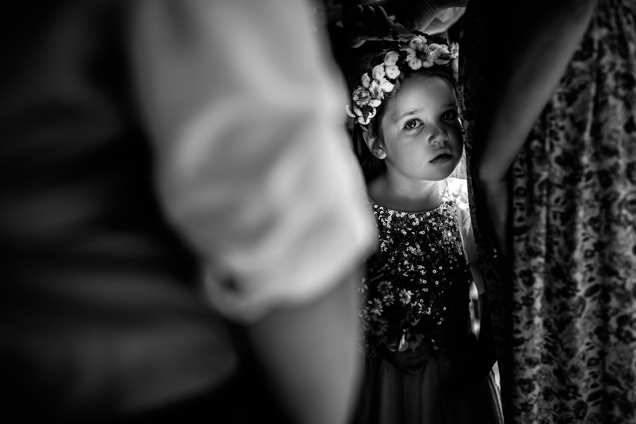  Child at the wedding at Hammersmith Register Office. 