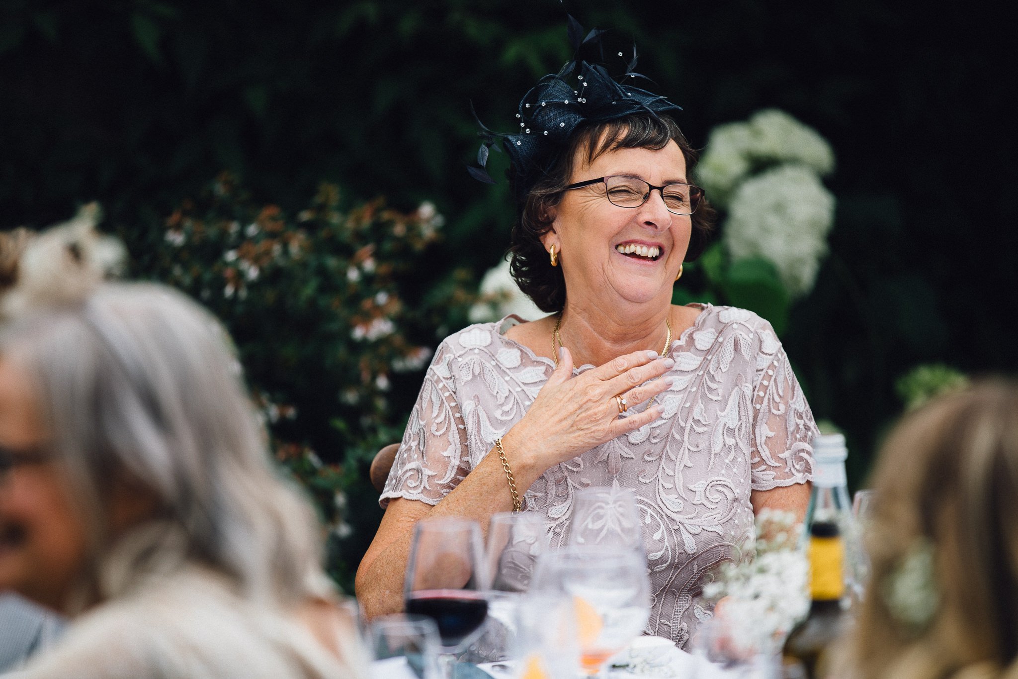  Mother of the Groom laughing 