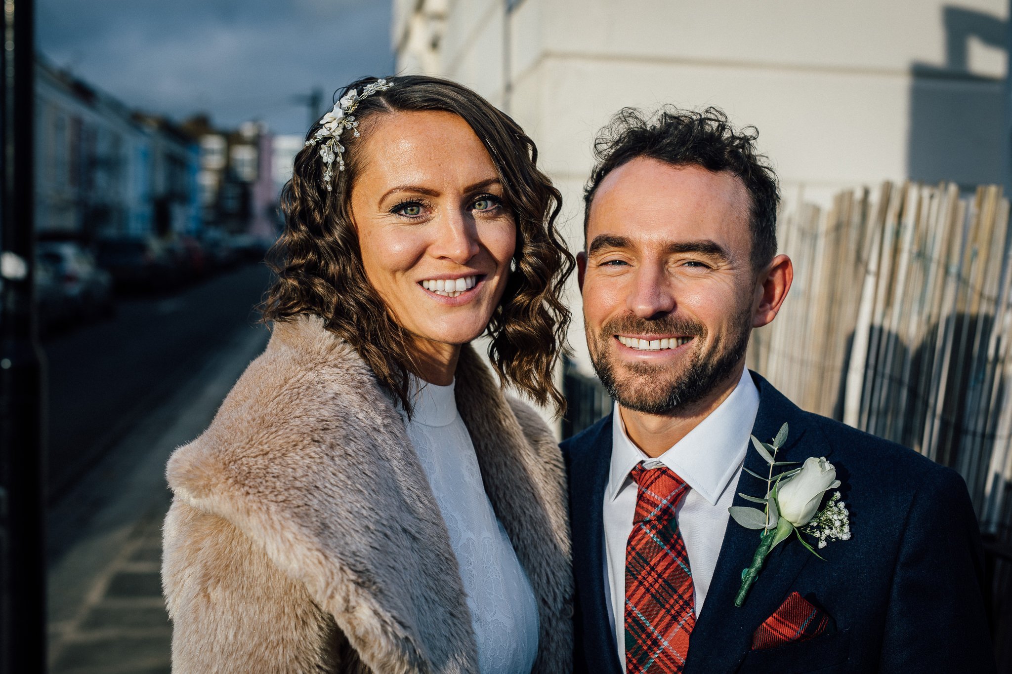  Bride and Groom on their wedding day 