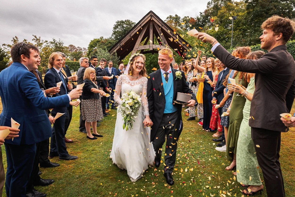 Confetti at The Tudor Barn