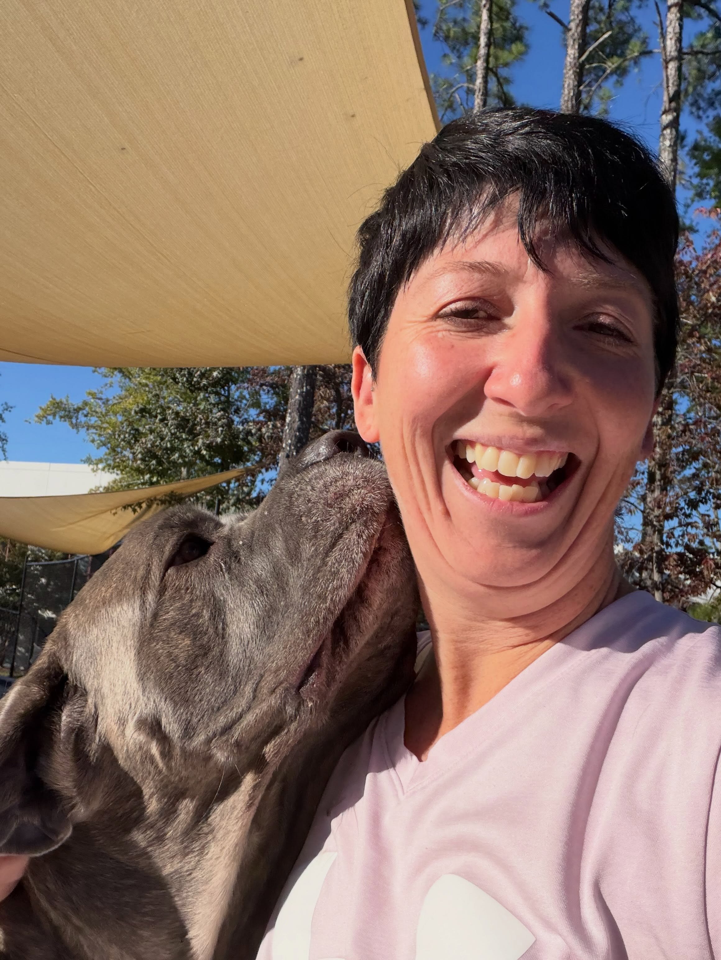 Getting kisses from Groot is special ❤️❤️ #dogboarding #dogtraining #dogsofinstagram