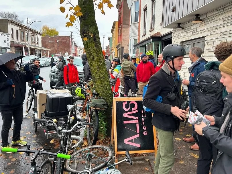 The 2025 Collar City Cranksgiving event is almost here! This Saturday, November 8th will be our 7th year in Troy.

&ldquo;Cranksgiving&rdquo; is a food drive on bikes, in which participants ride around town to different locations purchasing items fro
