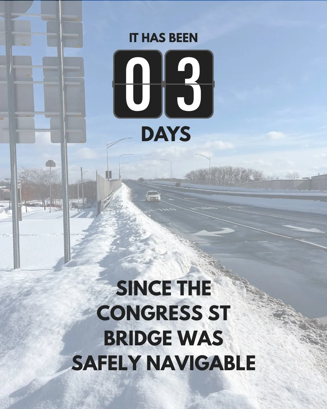 It Has Been 3️⃣ Days Since the Congress St Bridge Was Safely Navigable 😰

While roadways have been getting cleared since Sunday&rsquo;s big dump, many of the sidewalks throughout Albany and Troy remain impassable. We recognize storms like this are a