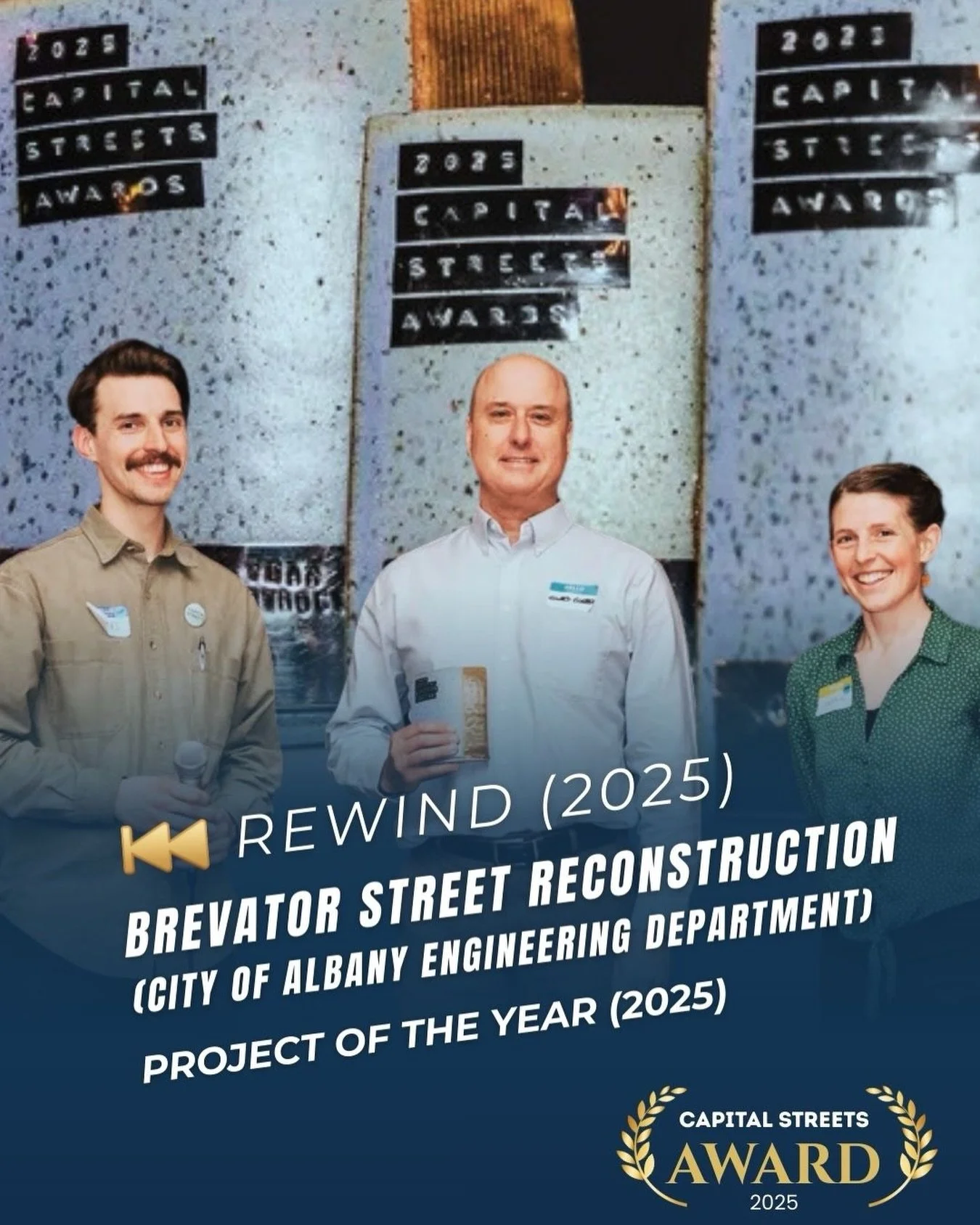 ⏪ 2025 Awards Recap 🏆  The City of Albany&rsquo;s Brevator Street Reconstruction (or Brevator Complete Street Project) was Capital Street&rsquo;s 2025 Project of the Year. This project exemplifies how we can reconfigure our streets to deliver the qu